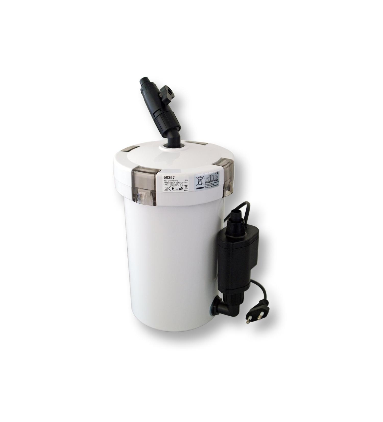 SunSun HW-603B Aquarium External Filter 400 L/h | 3 Filter Sponges Fleece Media & Pump - International Shipping - Buy Online on GoSupps.com