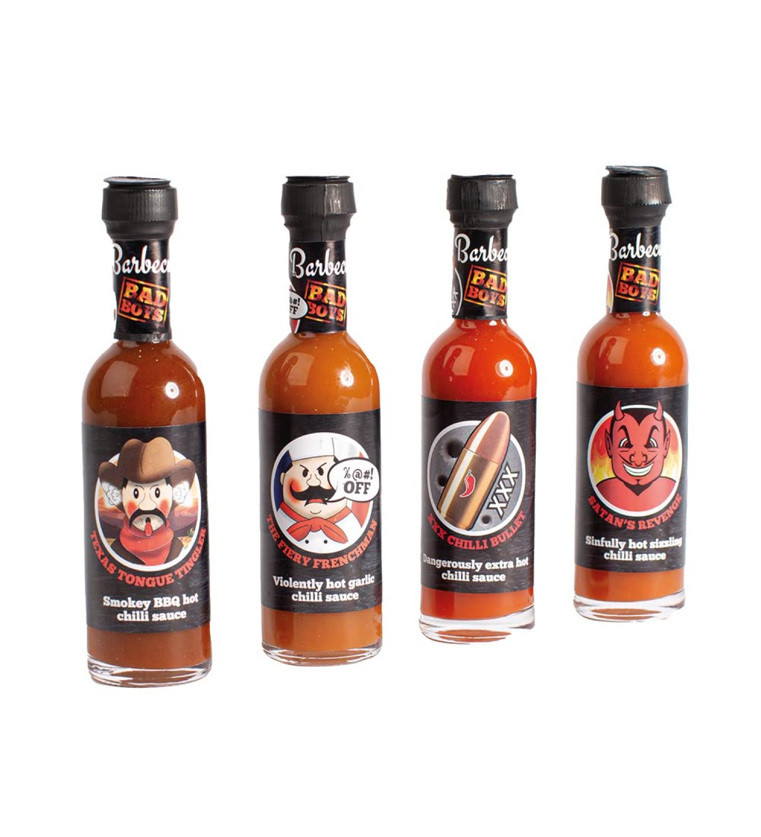 Treat Factory BBQ Bad Boys Sauce Set - 4 Delicious Flavors - Buy Online on GoSupps.com