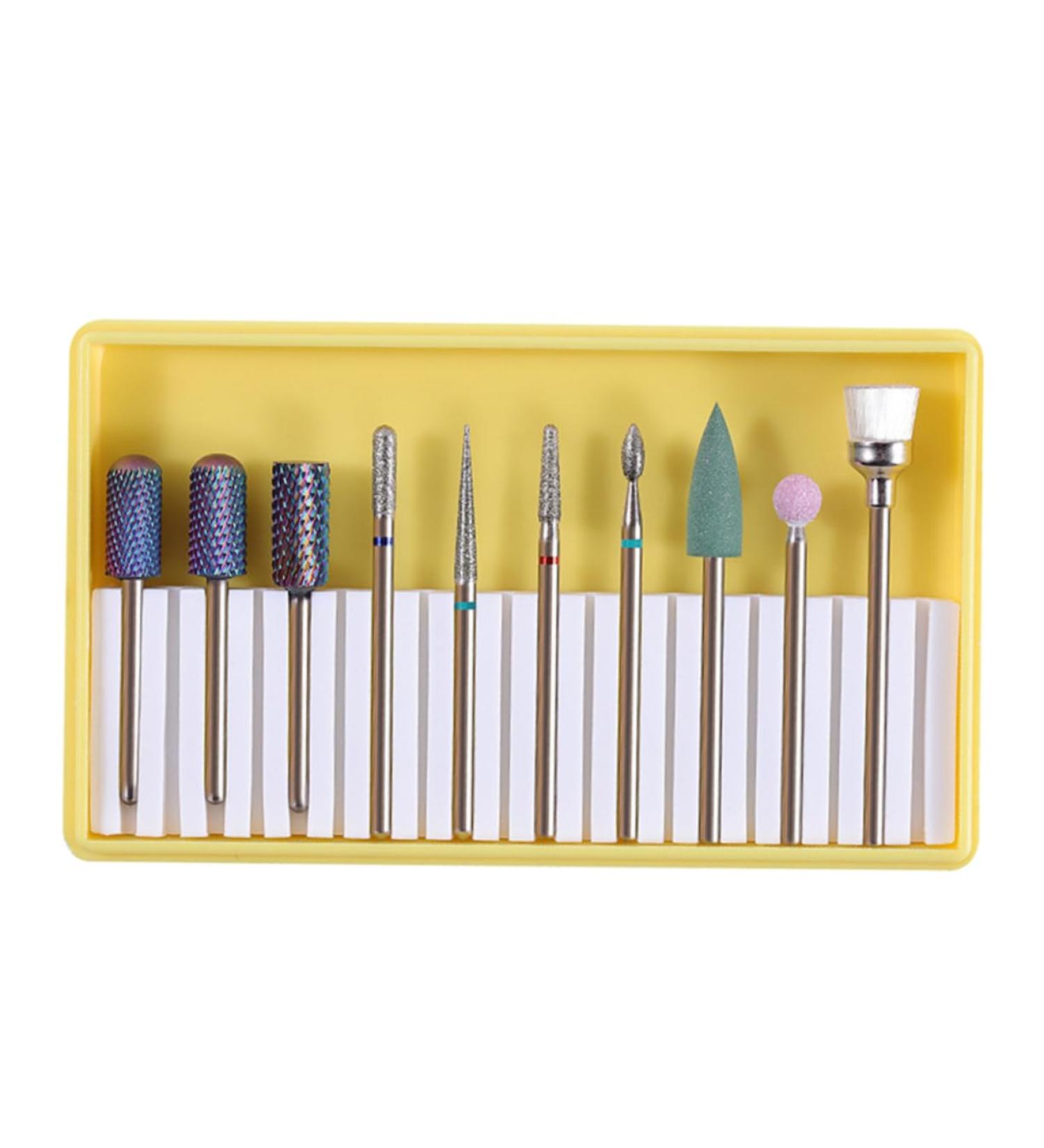 minkissy 3 Sets Nail Drill Replacement Bits Cuticle Drill Bits Nail File Drill Bits Grit Nail Art Supplies Nail Grinding Head Nail Grinding Polisher Gel Nails Bit Sand Set Manicure 5x1cmx3pcs Yellowx3pcs - Buy Online on GoSupps.com