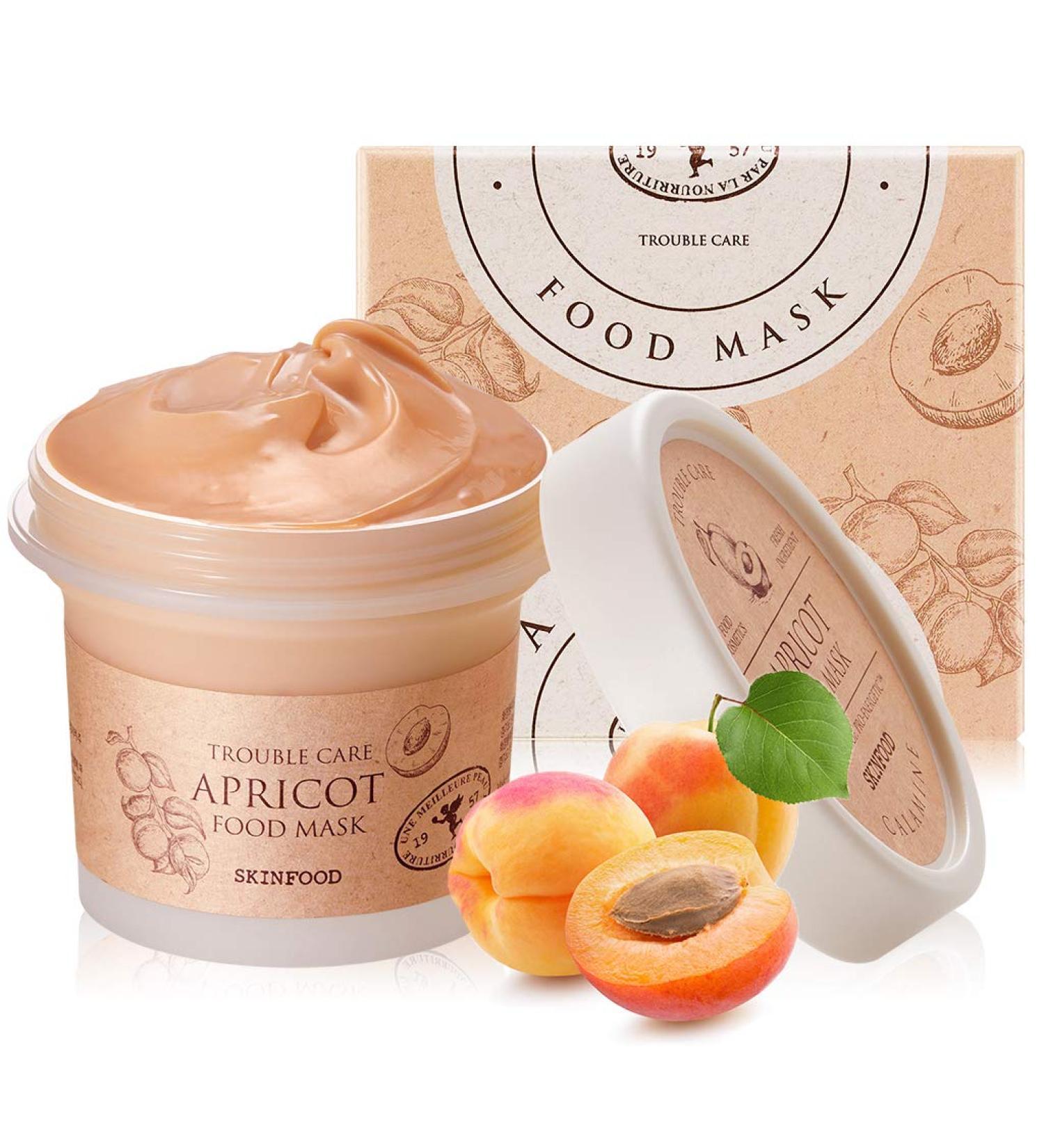 Skinfood Apricot Beauty Mask 4.23 fl oz - Nourishing Face Mask for Glowing Skin - Buy Online on GoSupps.com
