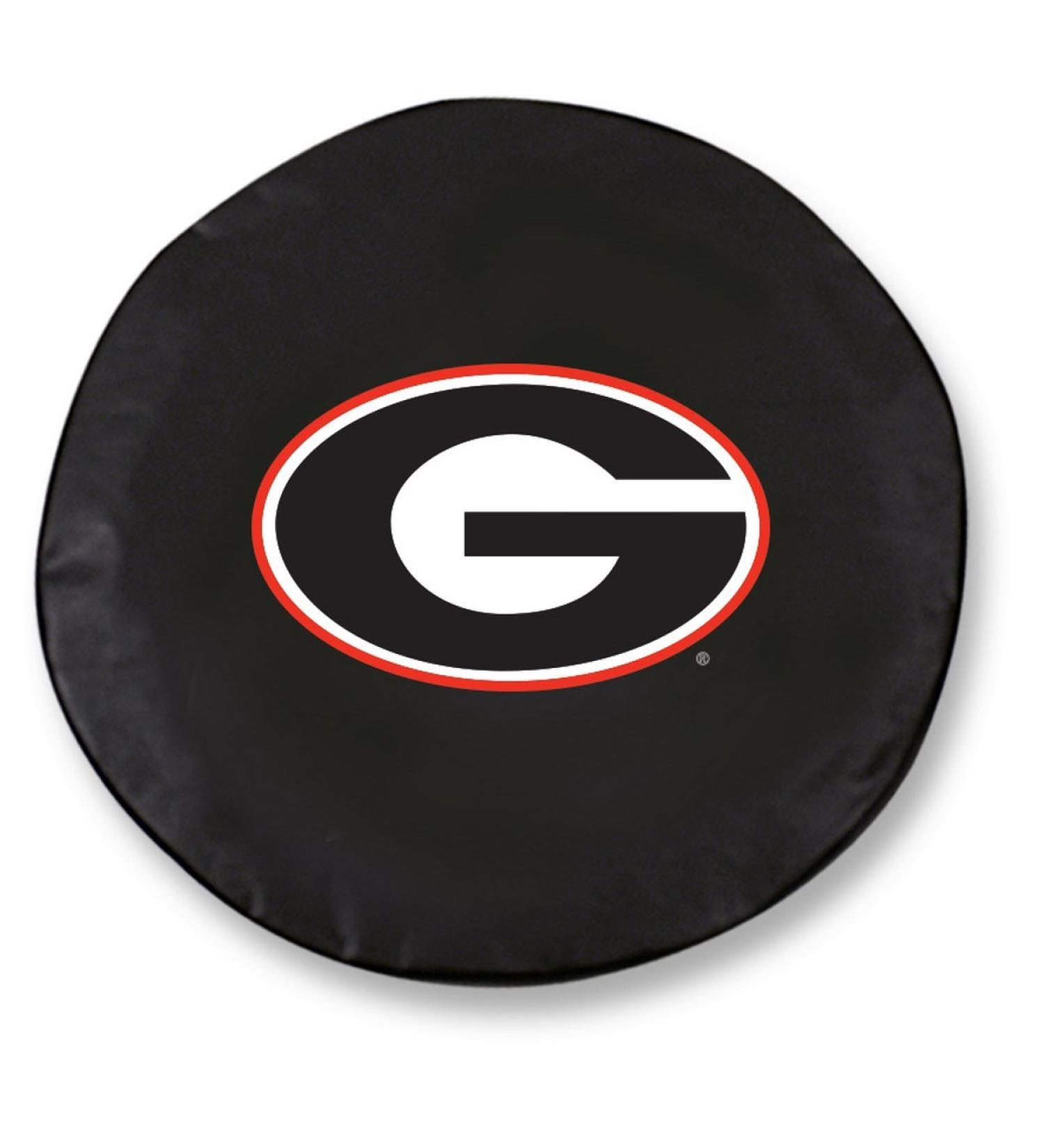 Georgia Bulldogs Black Tire Cover - 31.25 x 12 inches - Buy Online on GoSupps.com