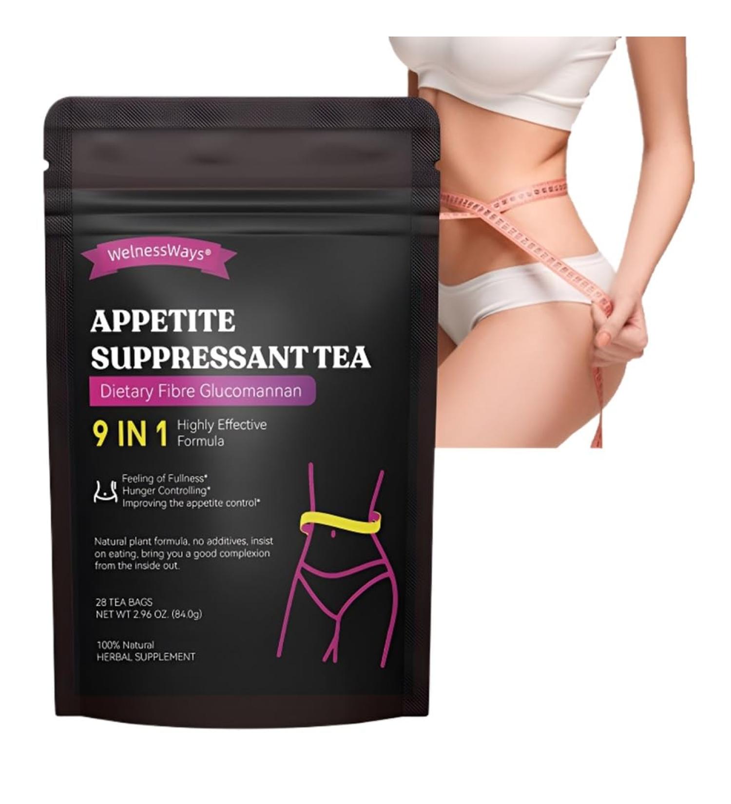 Tisane Coupe-faim Aux Herbes - Soutien Naturel For La Perte De Poids Sans Caf ine Infusion Saine For Contr ler L'app tit(3PCS) - Buy Online on GoSupps.com