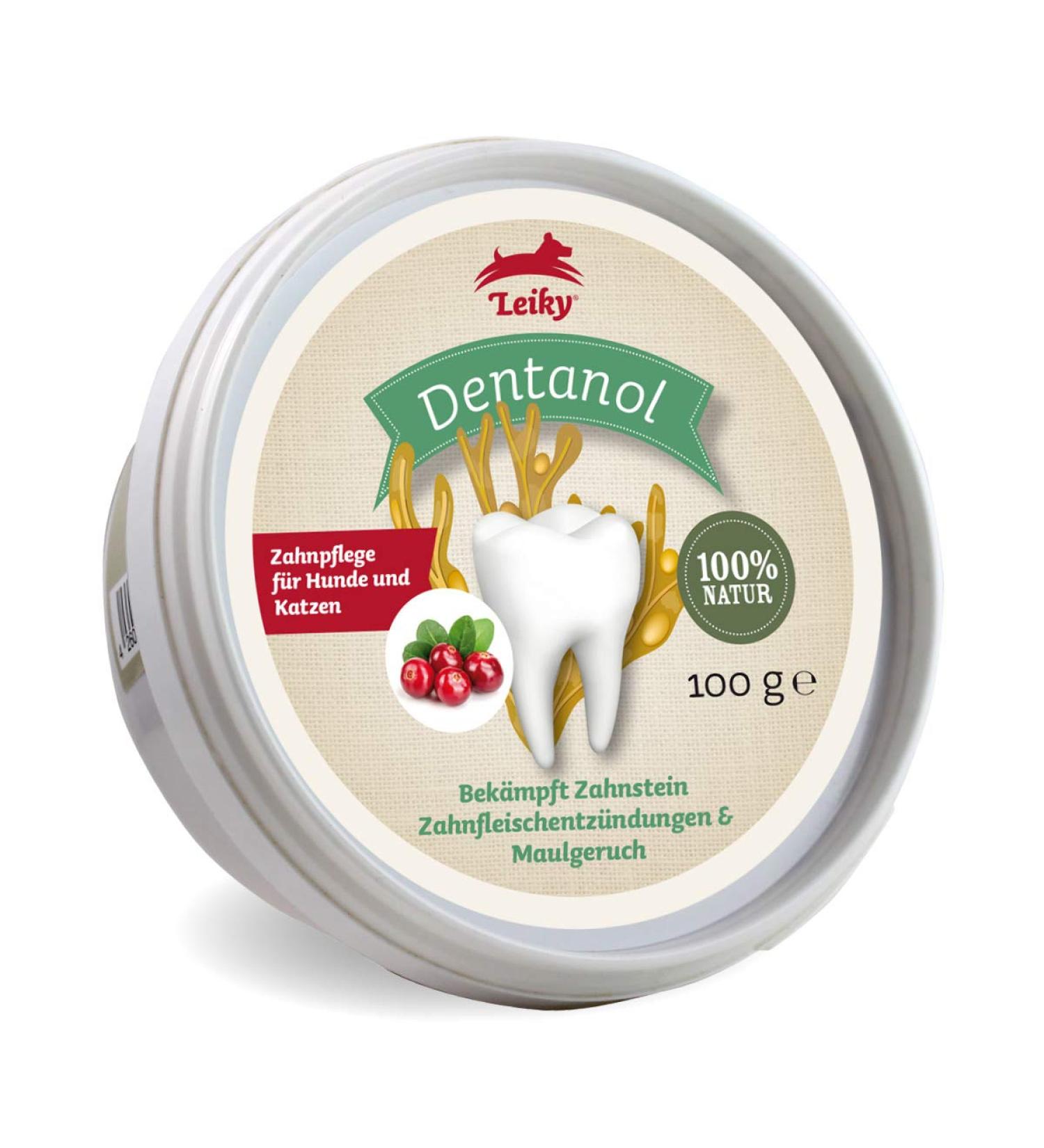 Leiky Dentanol Dental Care Powder for Dogs & Cats - 100g | Premium Oral Hygiene Solution for Pets | International Shipping Available - Buy Online on GoSupps.com