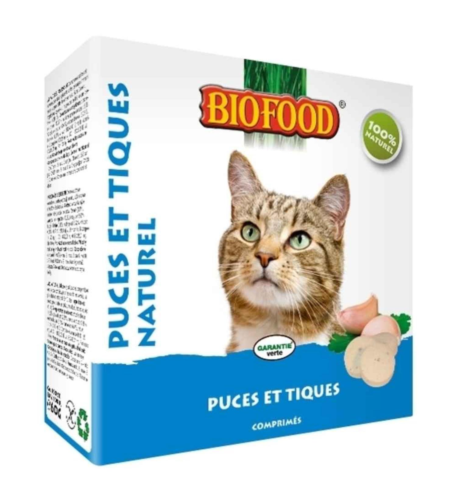 Biofood Cat Garlic Tablets - Natural