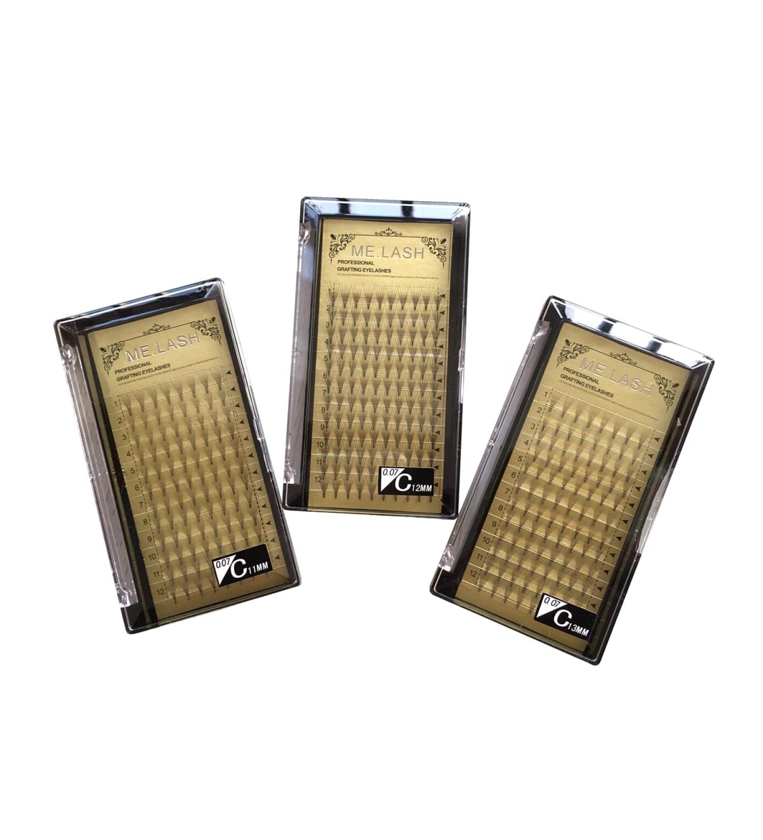 6D Volume Eyelash Extensions C Curl 0.07mm - 30 Trays of Natural Style Individual Lashes for Stunning 3D Makeup - Buy Online on GoSupps.com