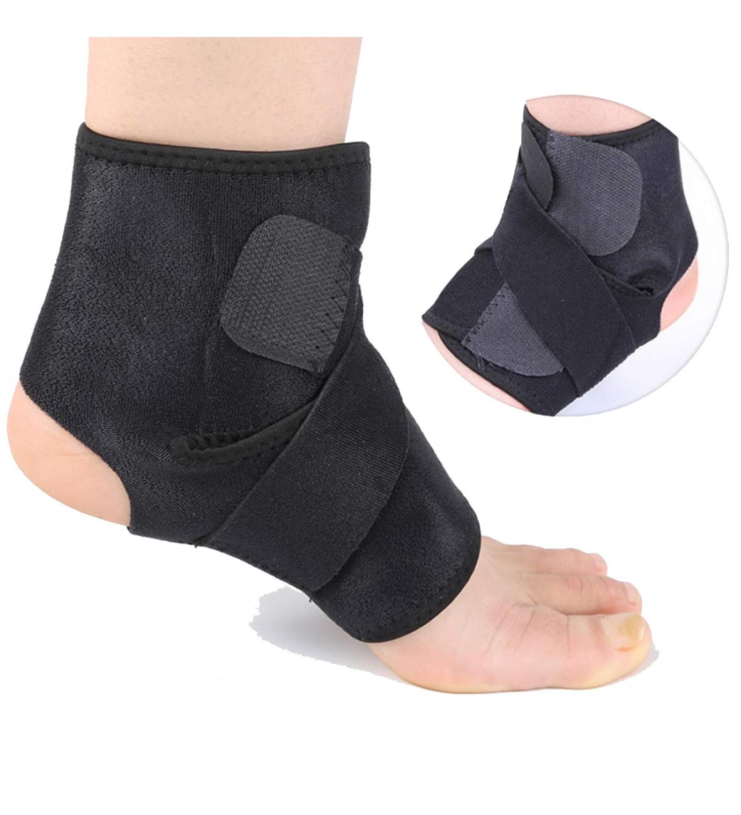 IDB Adjustable Compression Unisex Ankle Brace | Best Ankle Support for Injury Recovery & Prevention | Buy Internationally - Buy Online on GoSupps.com