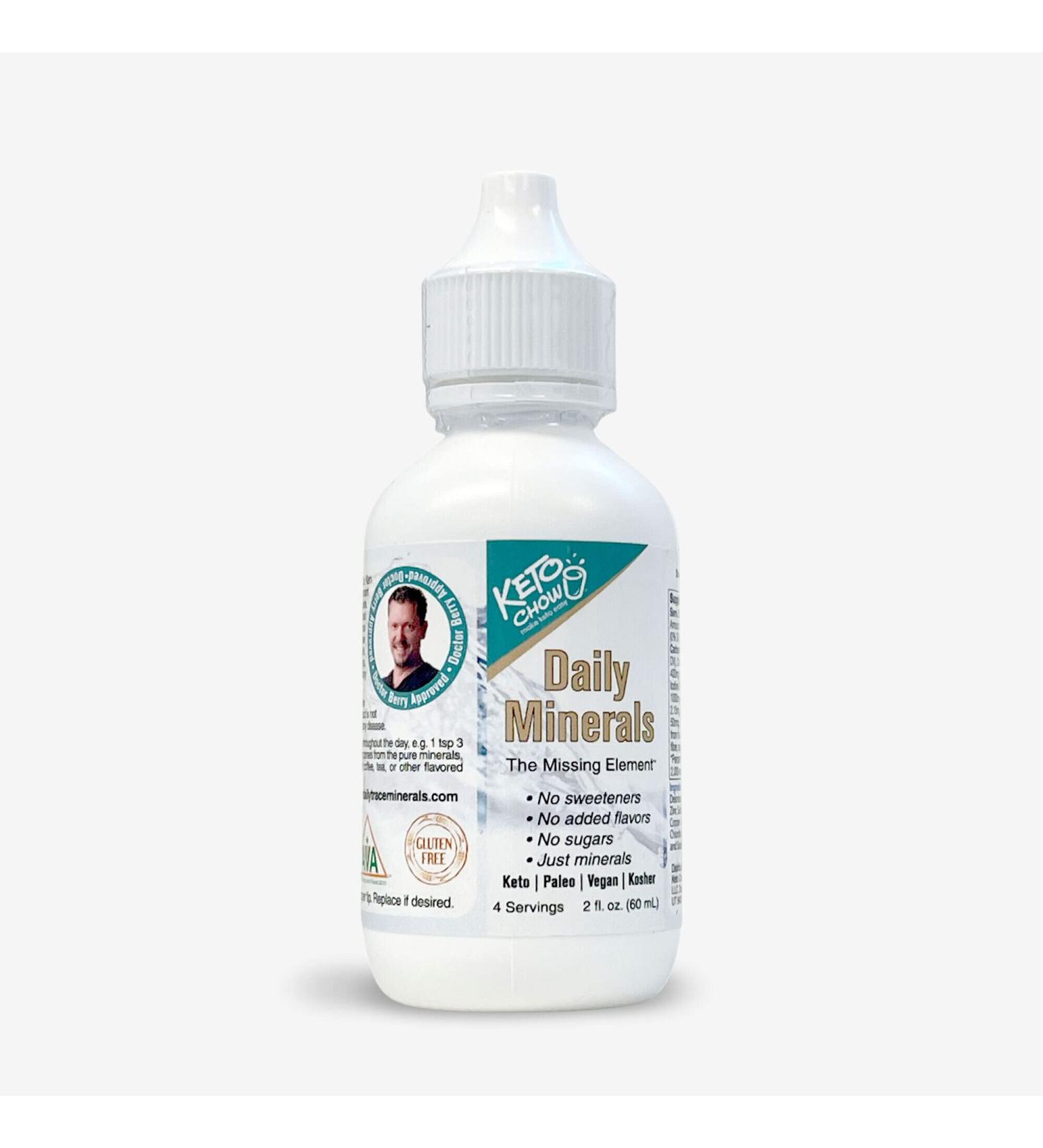 Keto Chow Electrolyte Mix | Sodium, Magnesium, Potassium & Trace Minerals | Promotes Balance | Keto & Fasting Friendly | On-The-Go | 2oz - Buy Online on GoSupps.com