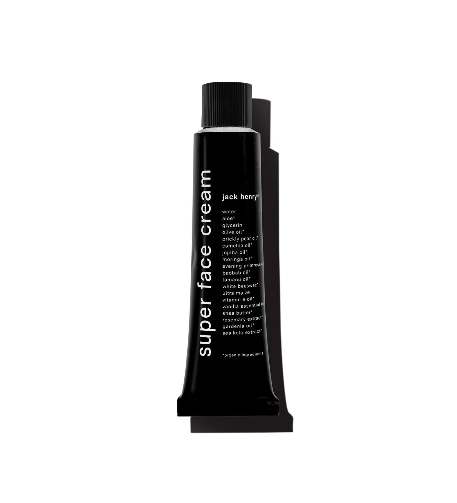 Jack Henry Super Face Cream - Premium Organic Lotion for All Skin Types - Natural Hydrating Formula to Combat Breakouts (2 oz) - Buy Online on GoSupps.com