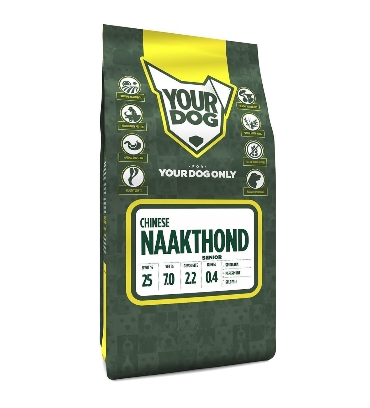 Yourdog Chinese Naked Dog Senior-6 KG