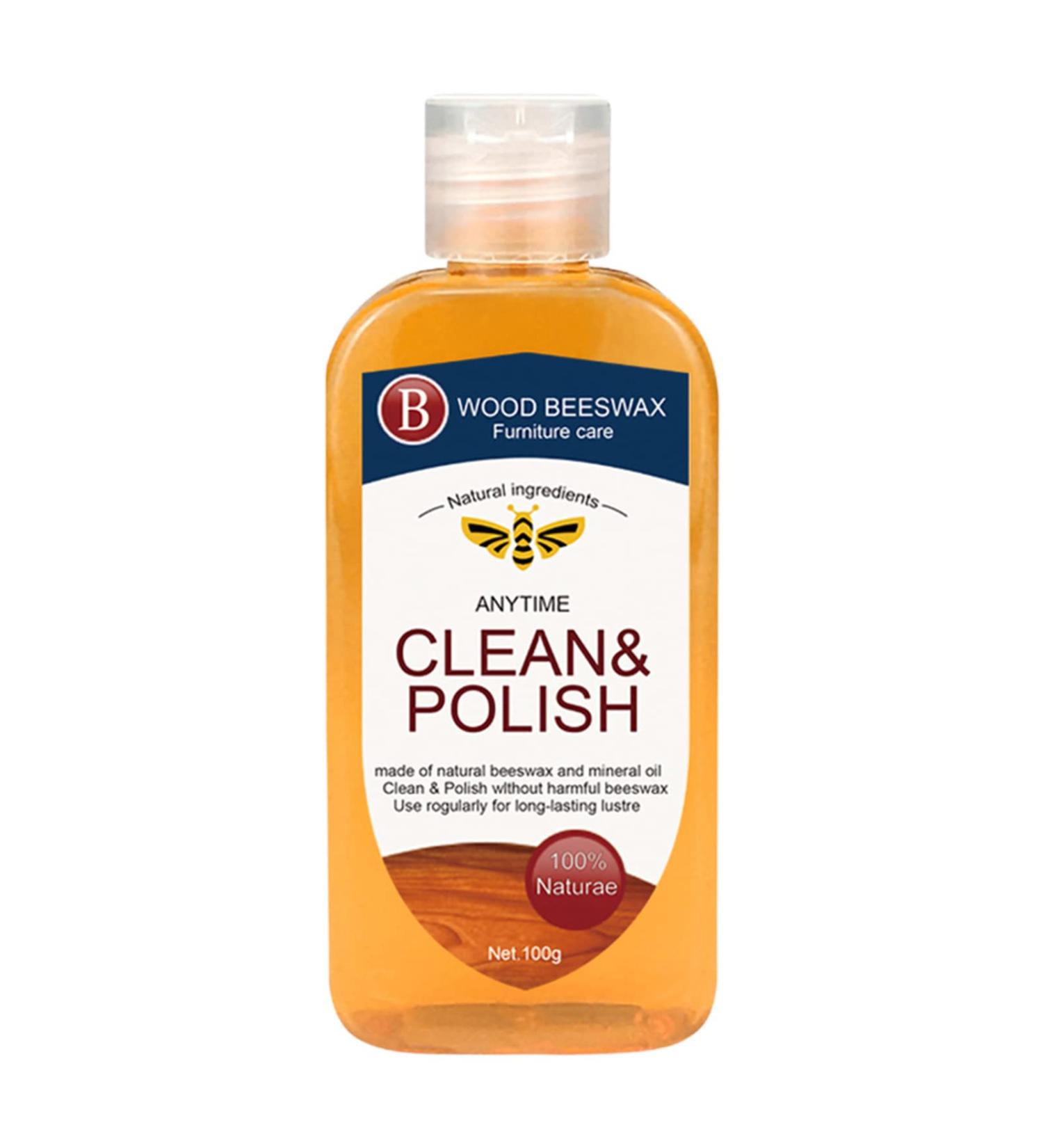 Liquid Beeswax for Wood | Wood Beeswax Furniture Cleaner | Bees Wax for Furniture Wood Polish for Floor Tables Chairs Cabinets for Home Furniture to Protect 3.53oz Shakven - Buy Online on GoSupps.com