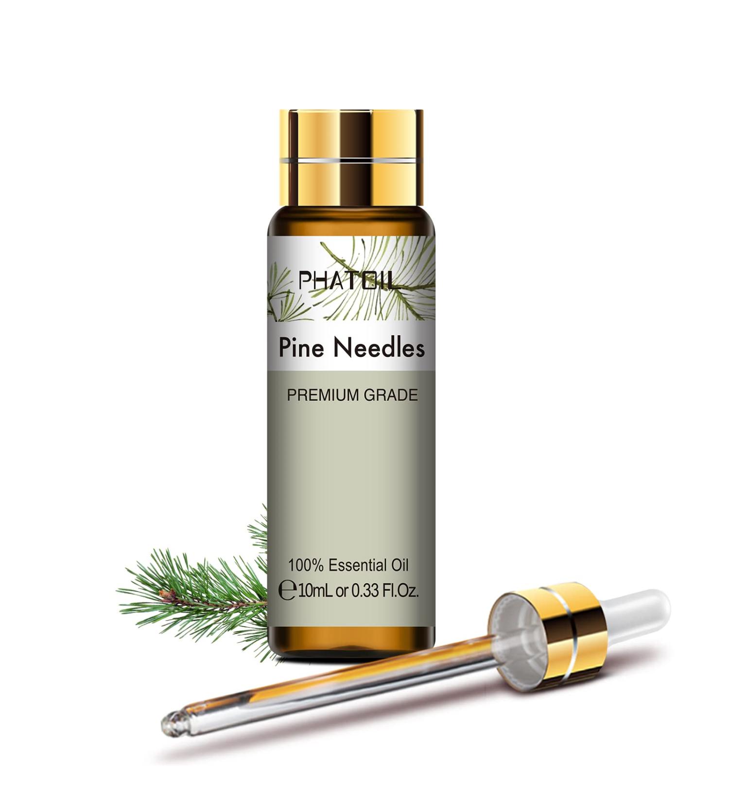 PHATOIL Pine Needles Essential Oil 10ML | 100% Pure & Undiluted, Cruelty-Free | Best Pine Needles Oil for Diffusers - Home Aromatherapy | 10.00 ml (Pack of 1) - Buy Online on GoSupps.com