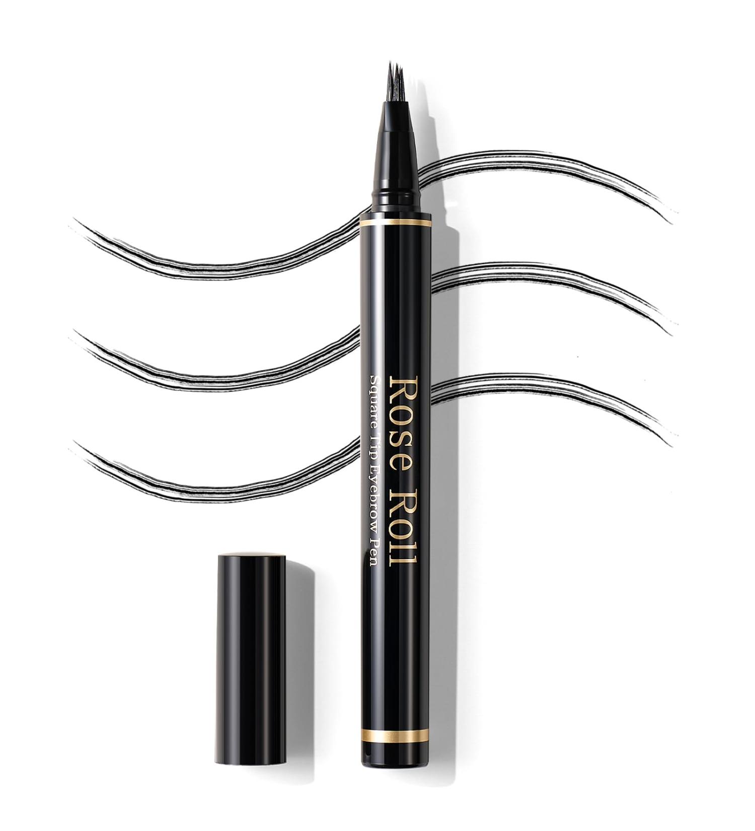 Crayon sourcils Microblading tanche avec brosse poils souples Feutre Sourcils Couleur longue dur e D finissez un maquillage tr s naturel 01 Marron - Buy Online on GoSupps.com