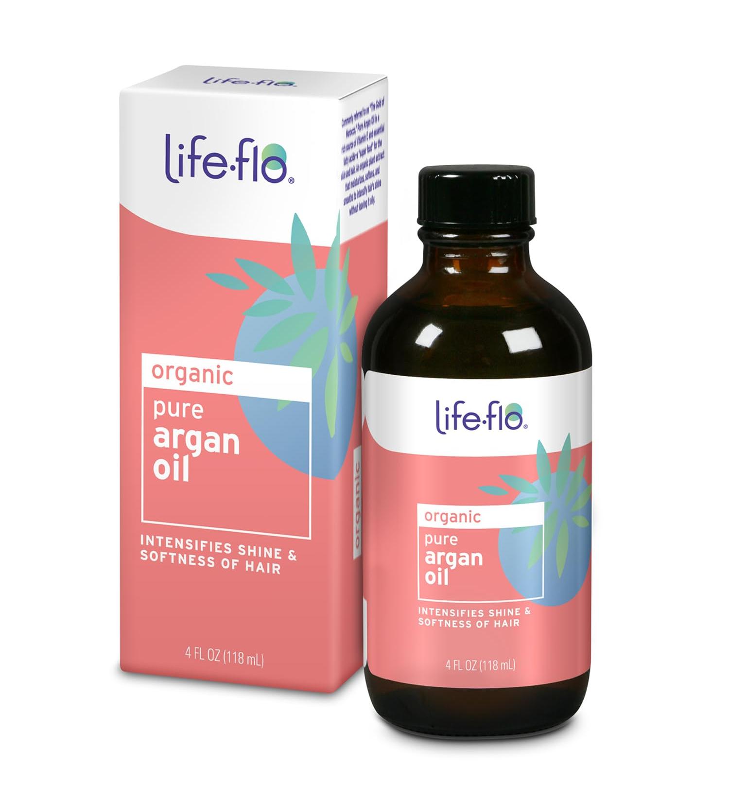 Life-flo Pure Argan Oil - Organic Cold Pressed Hair & Skin Moisturizer | Boost Shine Softness & Reduce Split Ends | 4 oz - Buy Online on GoSupps.com