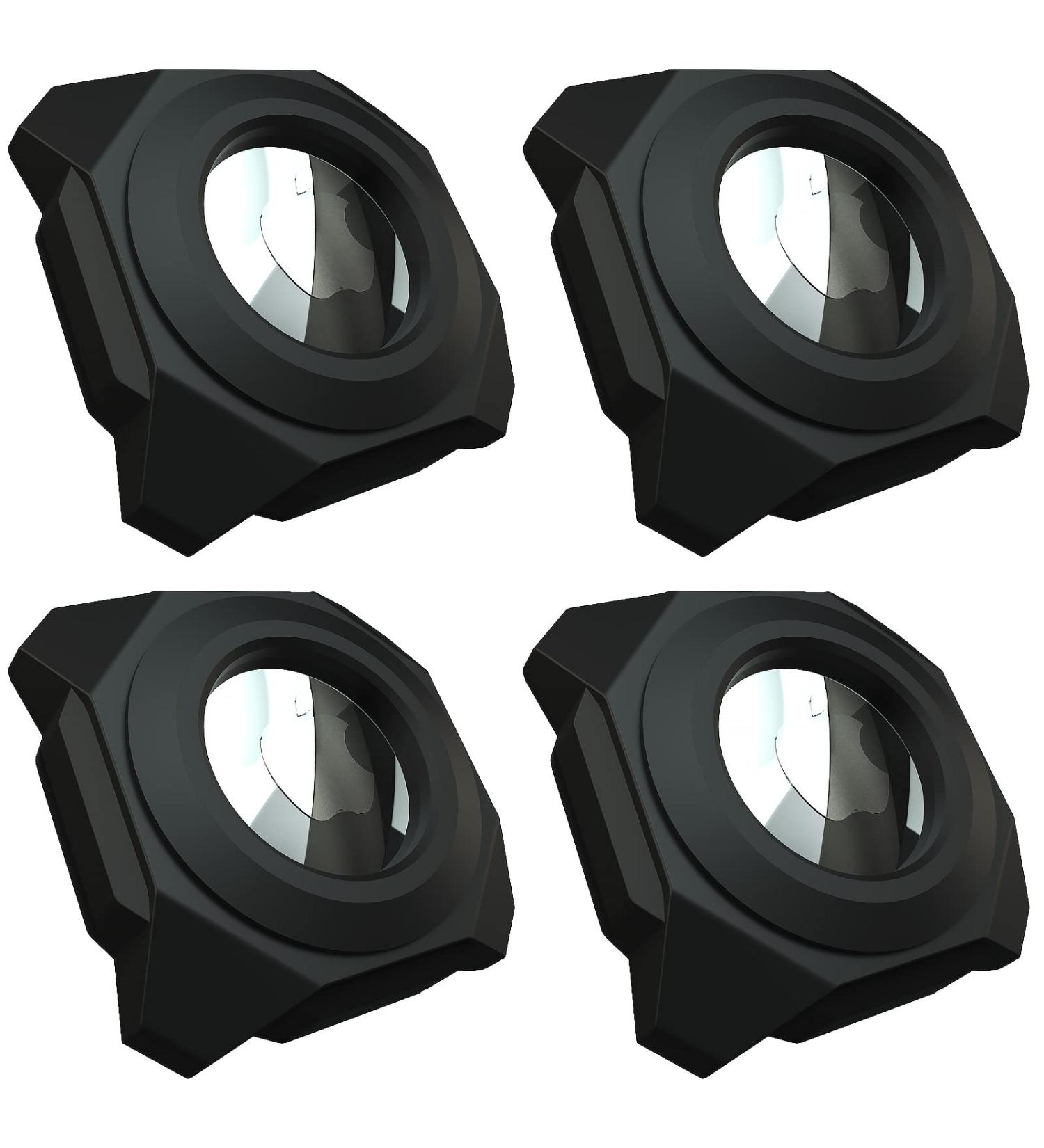Waterproof Stick-on Mount for Apple AirTag - 4Pack Black | Hidden Protective GPS Tracker Accessory for Bike, Car, Luggage | 3M Sticker Cover - Buy Online on GoSupps.com