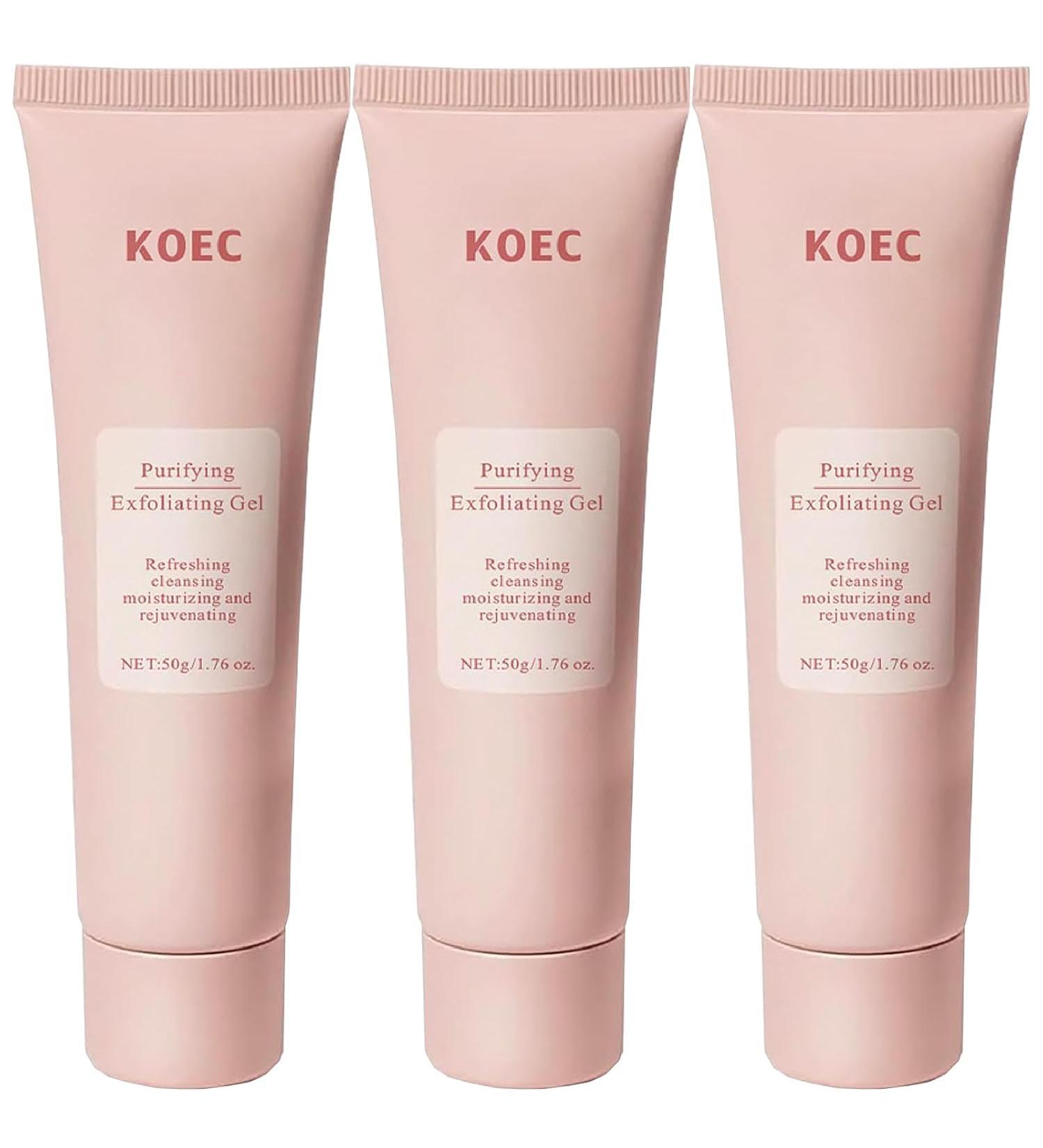 KOEC Purifying Exfoliating Gel KOEC Purifying Enzymes Exfoliating Gel Deep Purifying Exfoliating Gentle Gel 3pcs - Buy Online on GoSupps.com