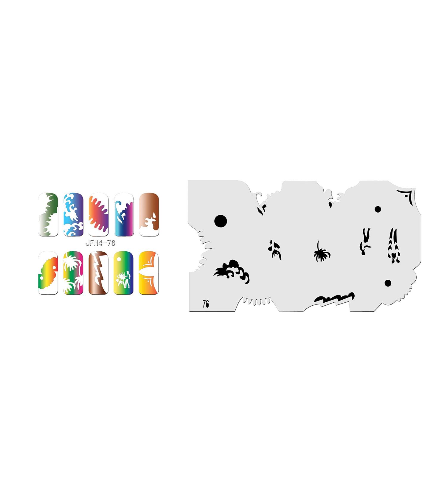 Fingernail stencil (airbrush nail art) Fengda JFH04-076
