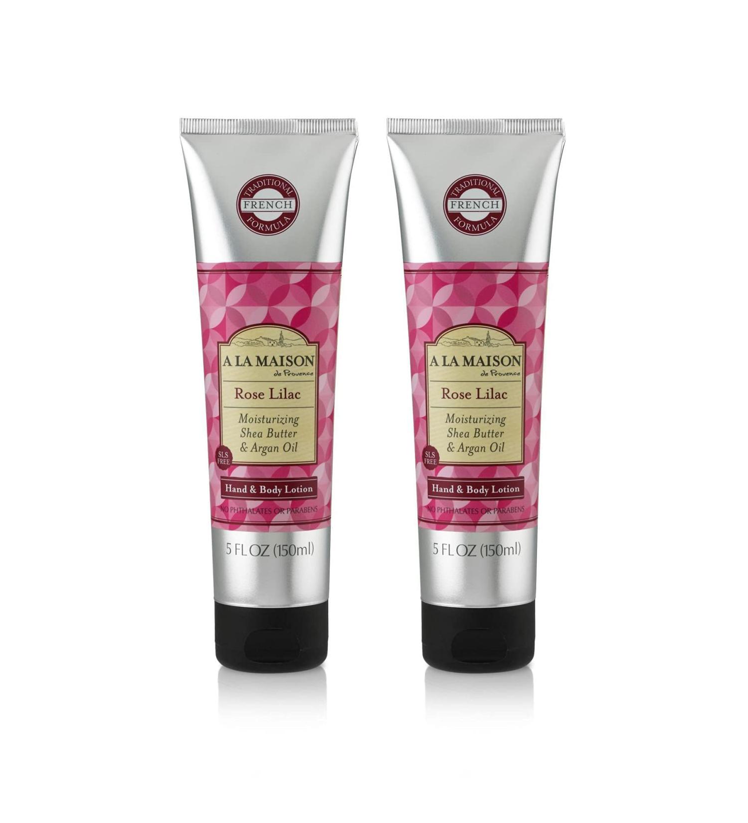 Rose Lilac Hand and Body Lotion for Dry Skin - 2 Pack 5 oz Bottles | A LA MAISON - Natural Moisturizer - Buy Online on GoSupps.com