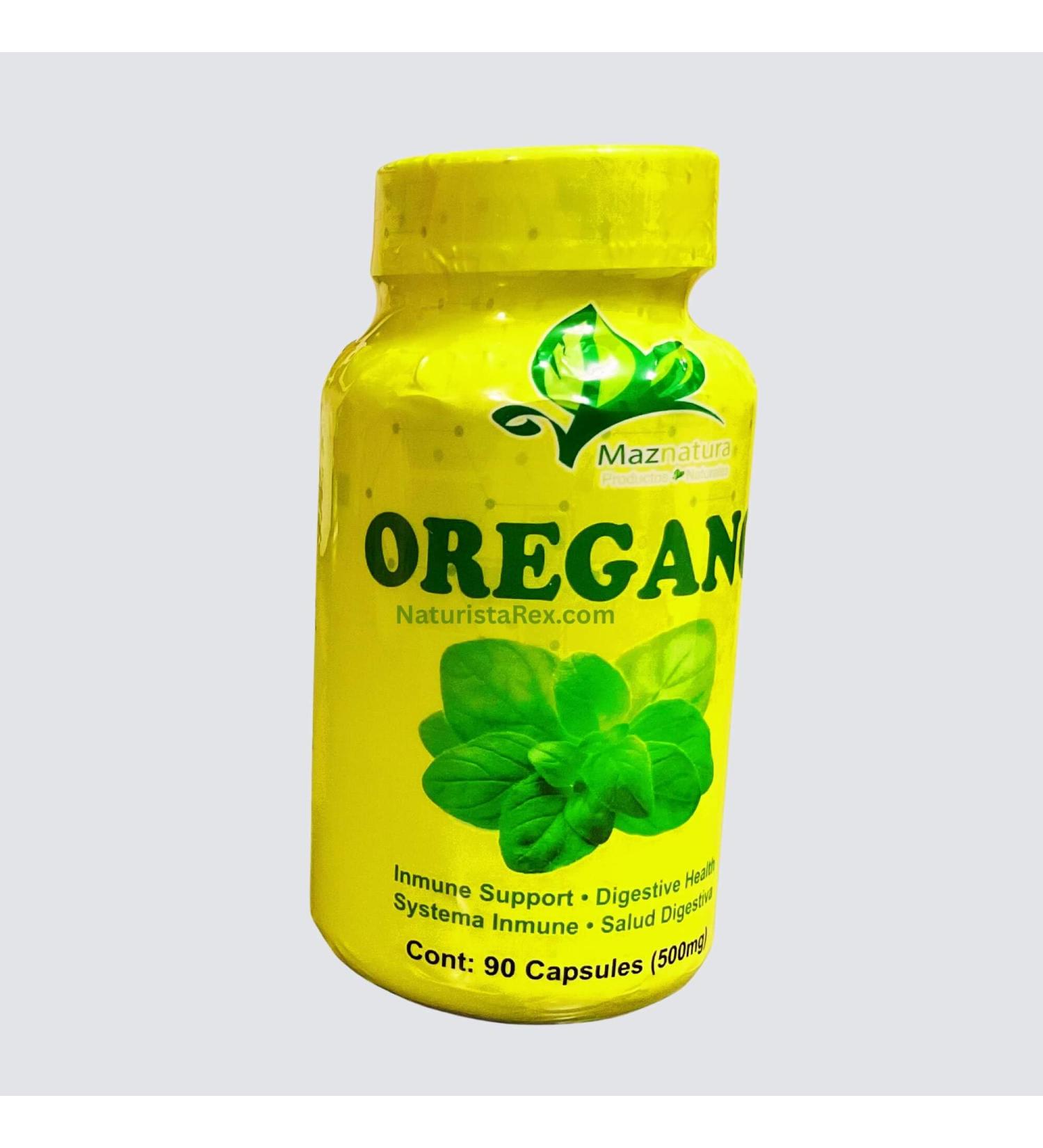 MazNatura Oregano Extract 90 Caps 500 mg Each