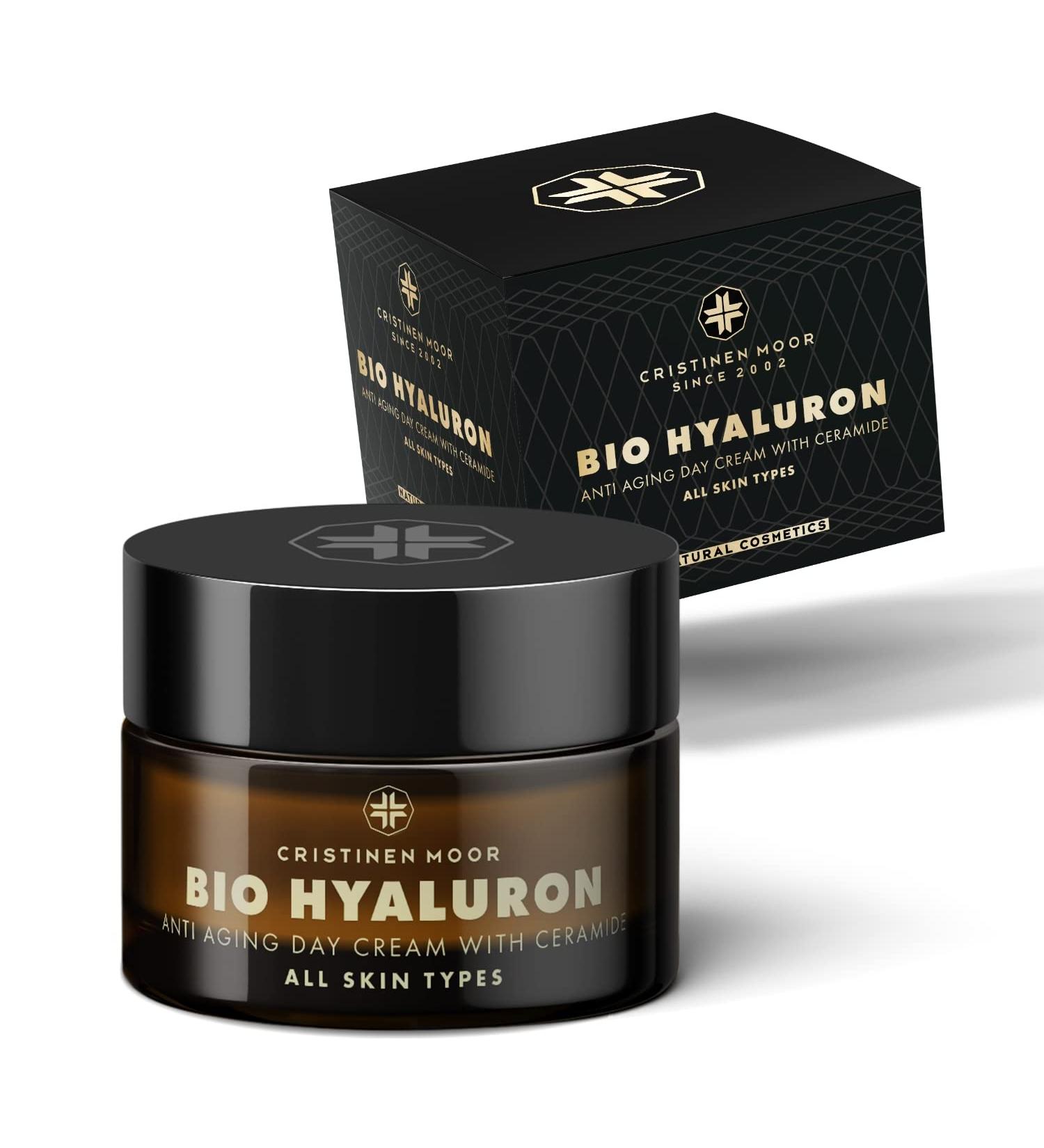 Face Cream With Ceramides Hyaluronic Acid & Iceland Moss Extract 50ml Certified Organic Day & Night Cream For Men & Women Anti Aging & Anti Wrinkle All Skin Types - Buy Online on GoSupps.com