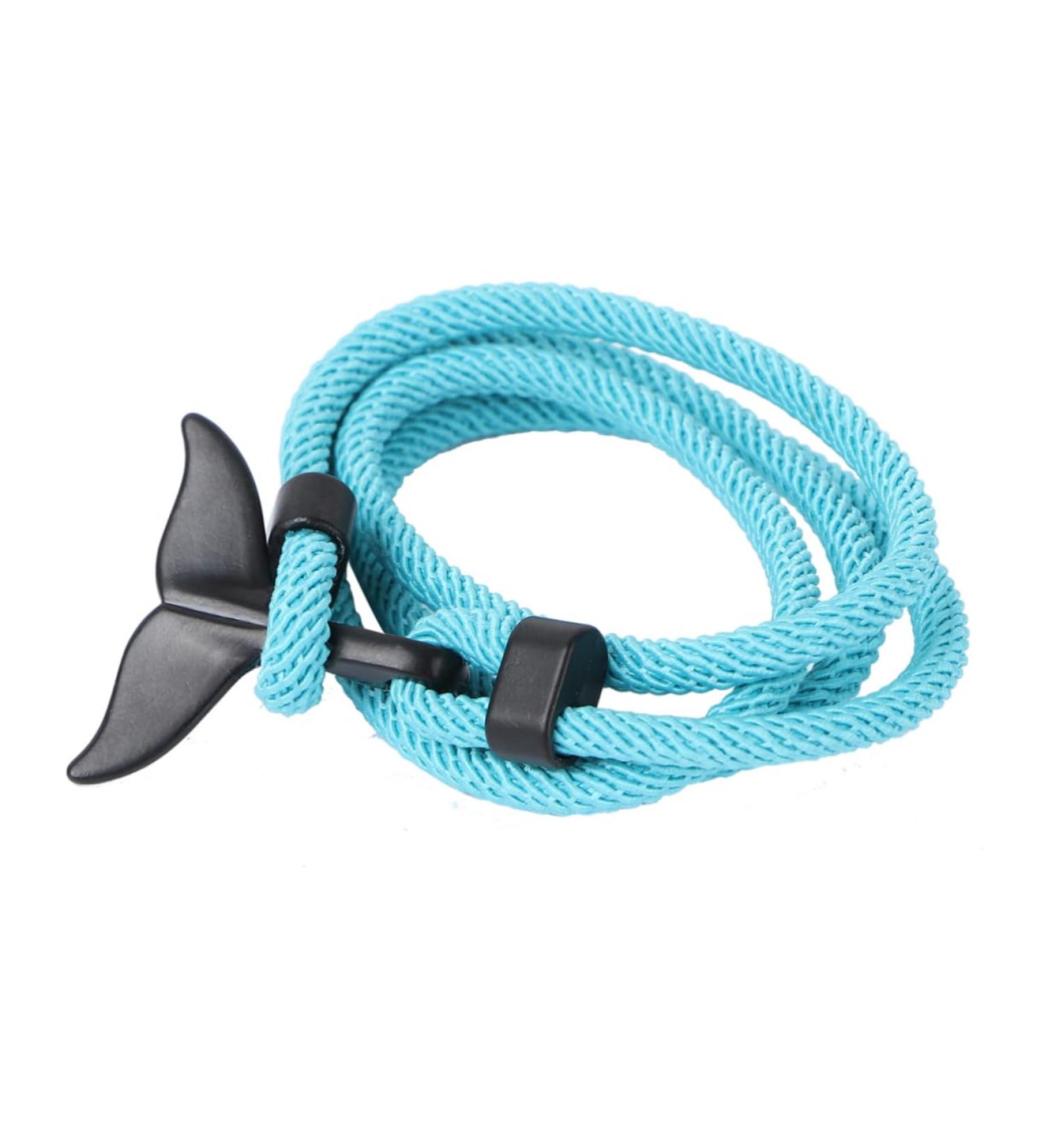 ABOOFAN 1pc Whale Tail Bracelet Nautical Rope Bracelets Simple Style Bangle Sailing Bracelet Braided Bracelets Ring Bracelet Creative Wristband Lovers Adjustable Armband Silica Gel - Buy Online on GoSupps.com