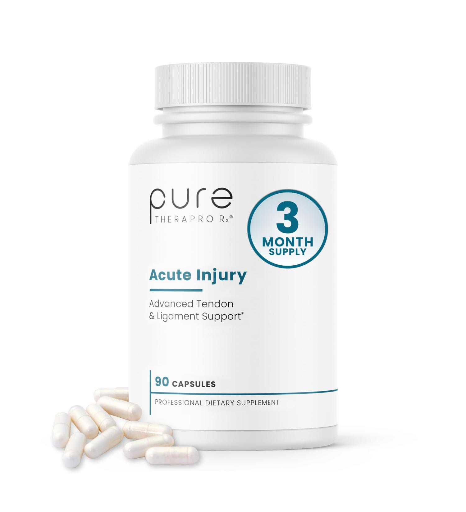 Pure Therapro Rx Acute Injury | Tendon & Ligament Support | Convenient Once a Day Clinical Dose | Supports Tendon Health Movement & Physical Function | Pharm-Grade (90 Capsules) - Buy Online on GoSupps.com