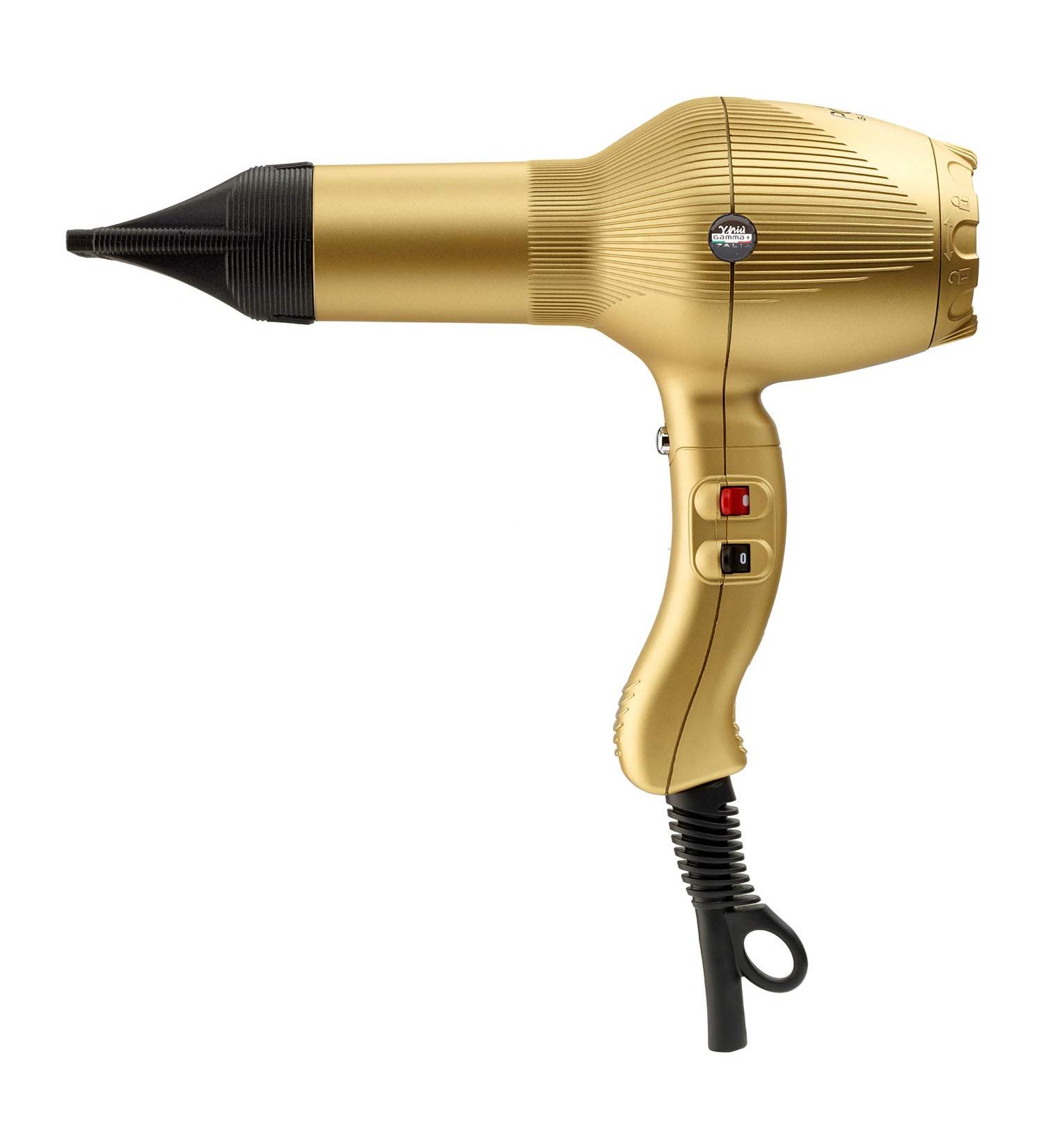 Gamma+ Absolute Power & Absolute 2000 Professional Tourmaline Ionic Hair Dryer - Unisex Gold Includes 2 Concentrator Nozzles - International Shipping Available - Buy Online on GoSupps.com
