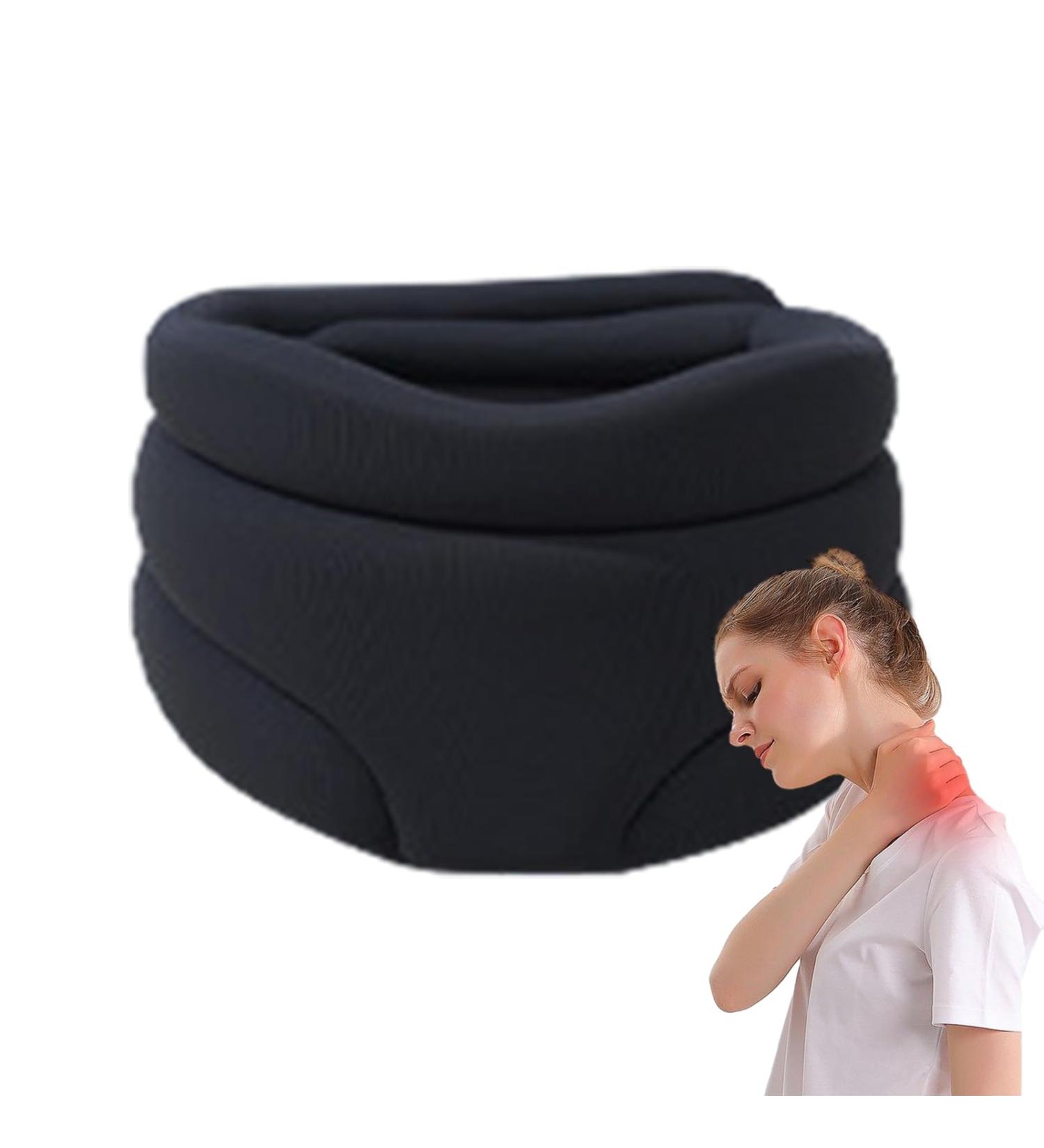 Orthopedic Neck Extensor Support Pillow - UncoZy Relief for Cervical Spine Pressure | Ideal for Men & Women | Black - Buy Online on GoSupps.com