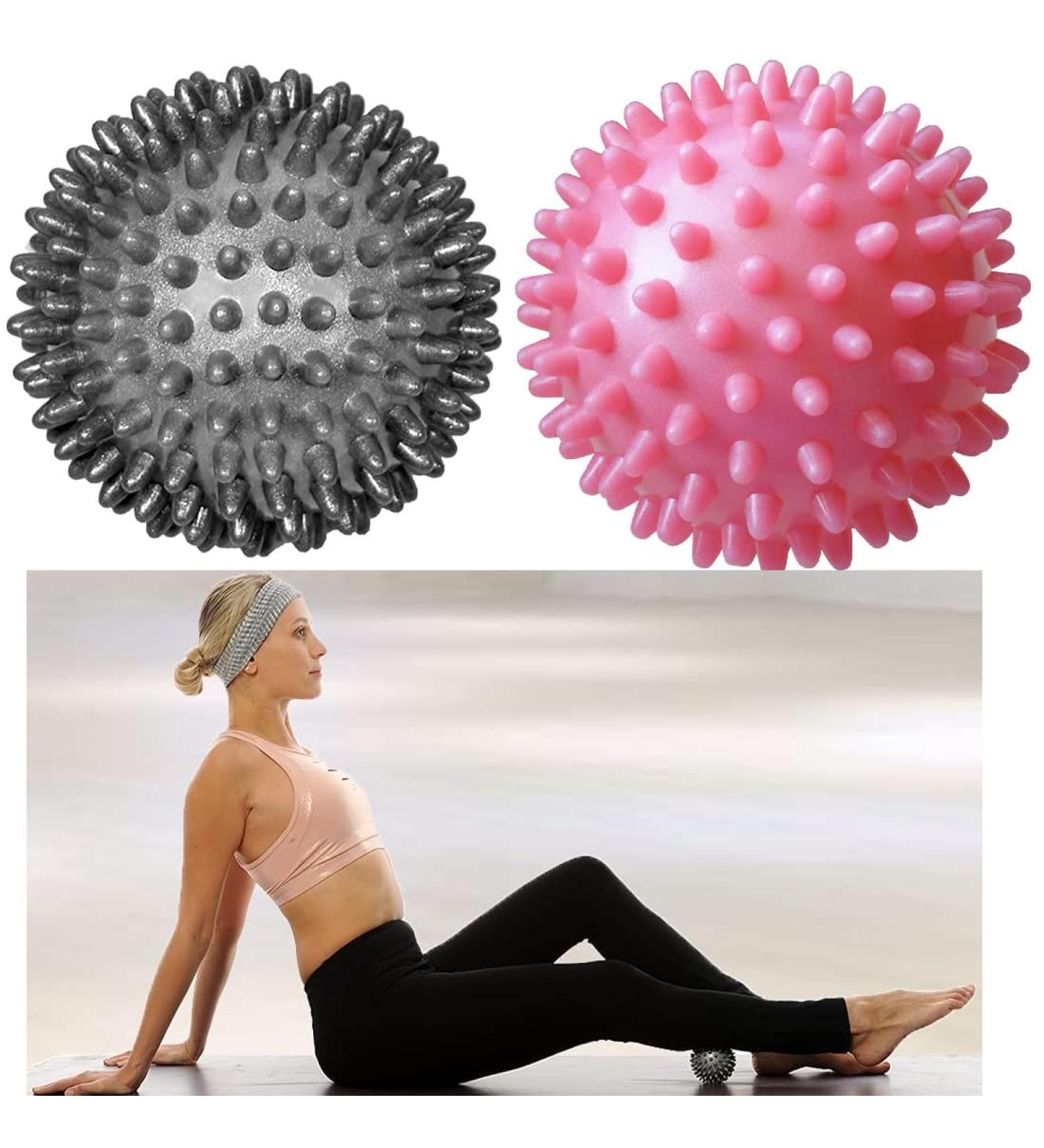 Karlor Igelball Massageball Set - 2 Hedgehog Balls for Body Massage Relaxation & Muscle Relief - Ideal for Shoulders Neck Back & Feet - Buy Online on GoSupps.com