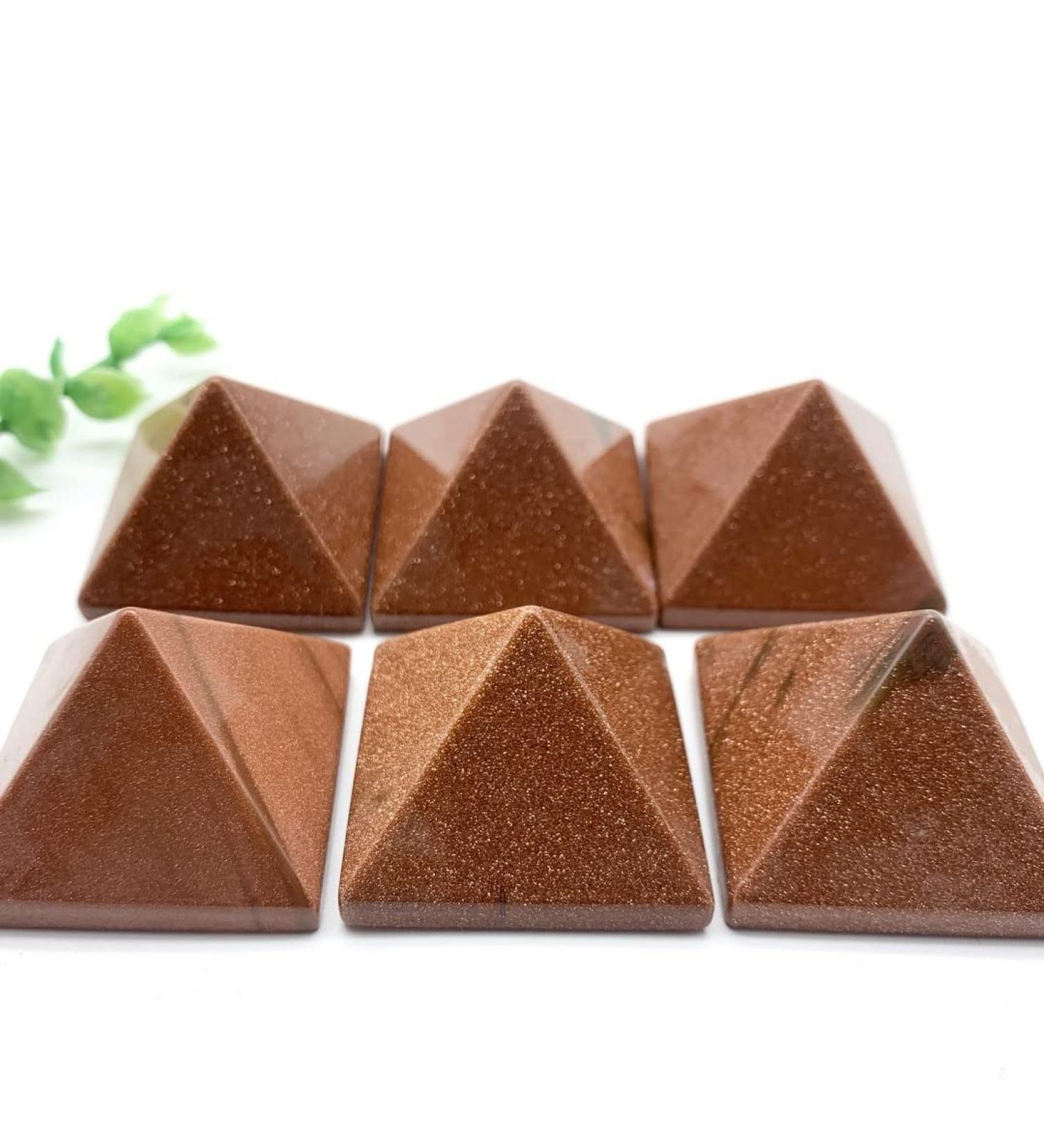 Home Decoration Natural Golden Sandstone Stone Quartz Crystal Pyramid Reiki Tower Home Ornaments Decoration Stones Stones PEIQIYIN Stone Mineral Specimen - Buy Online on GoSupps.com