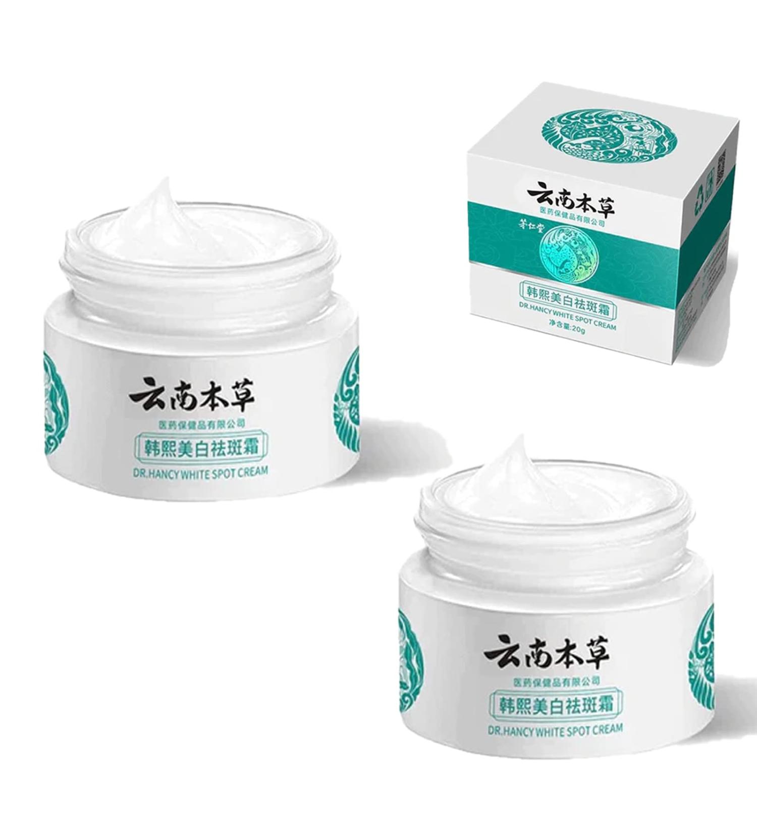 Peehss Dr HANCY Yunnan Herbal Whitening Cream - Fades Spots, Brightens Skin Tone, Japanese Melasma Cream (2PCS) - Buy Online on GoSupps.com