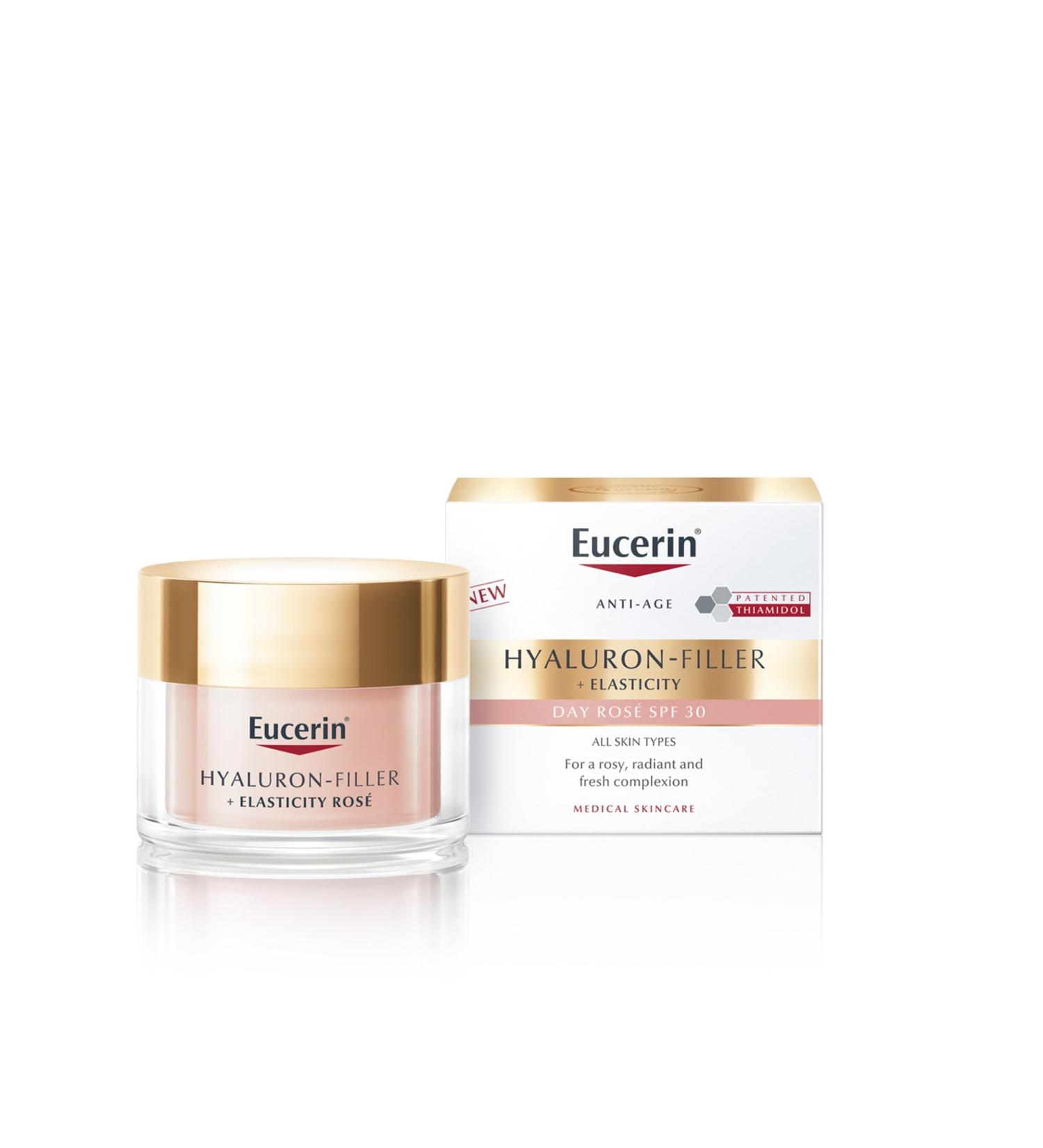 Eucerin Hyaluron Filler+ Elasticity Rose Day Cream SPF 30 50ml - Buy Online on GoSupps.com
