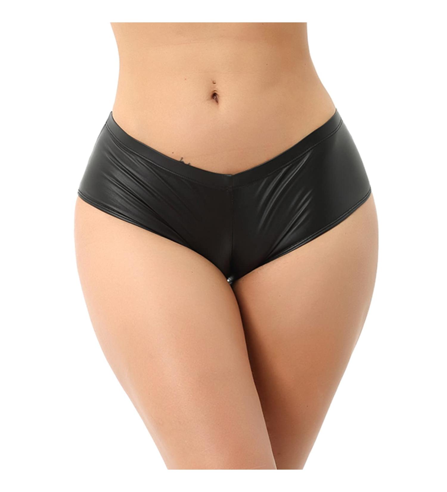 Women's Metallic Rave Booty Shorts - Festival Dance Bottoms Hot Pants (Small) - Buy Online on GoSupps.com