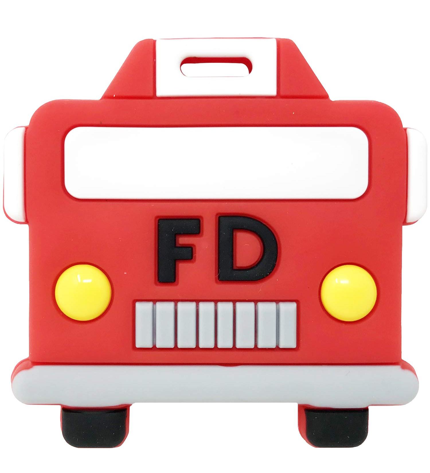 Silli Chews Fire Truck Teether - Infant Silicone Teething Toy - Buy Online on GoSupps.com