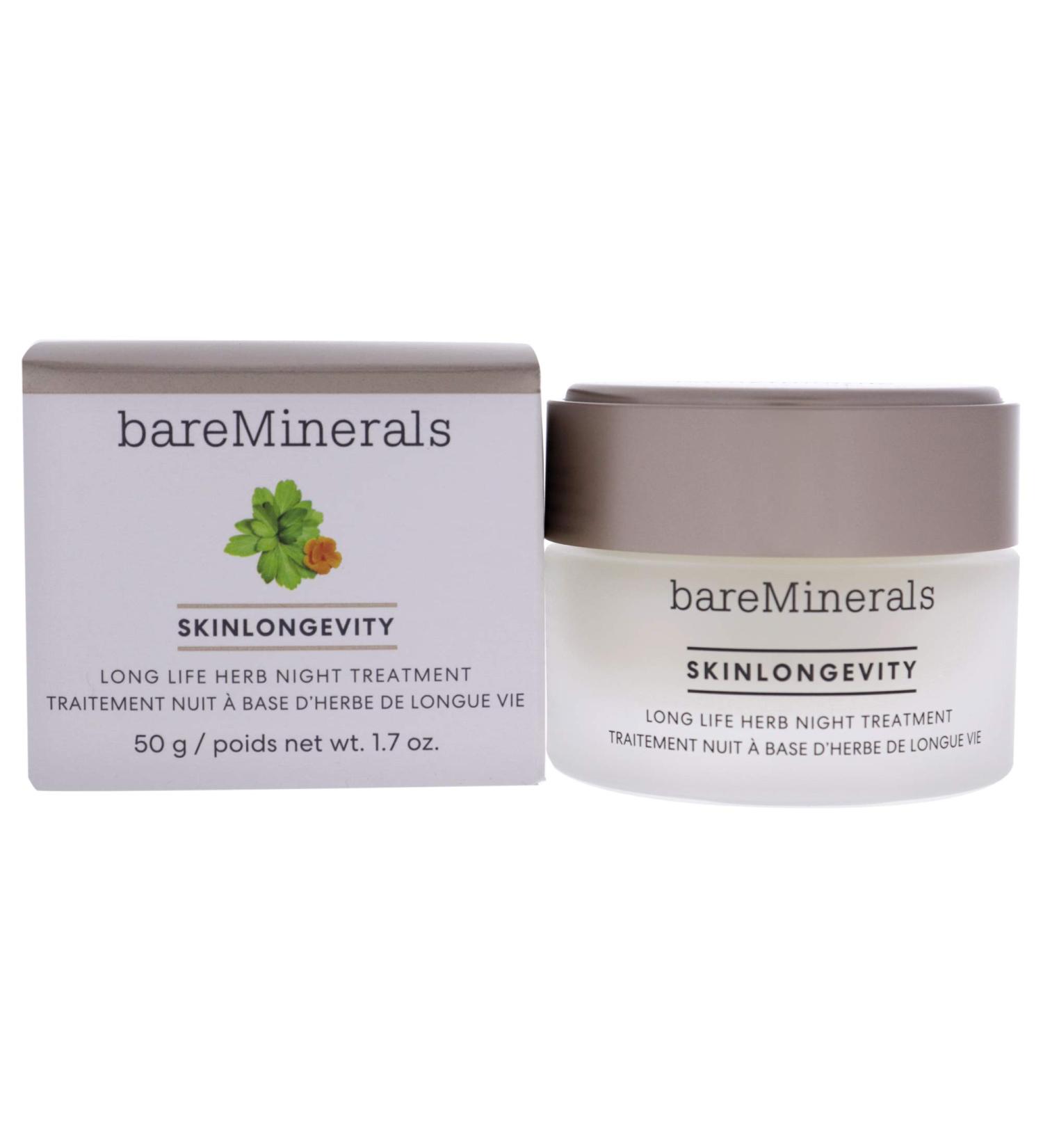 bareMinerals Skinlongevity Long Life Herb Night Treatment 1.7 Fl Oz (2020 Launch) - Buy Online on GoSupps.com