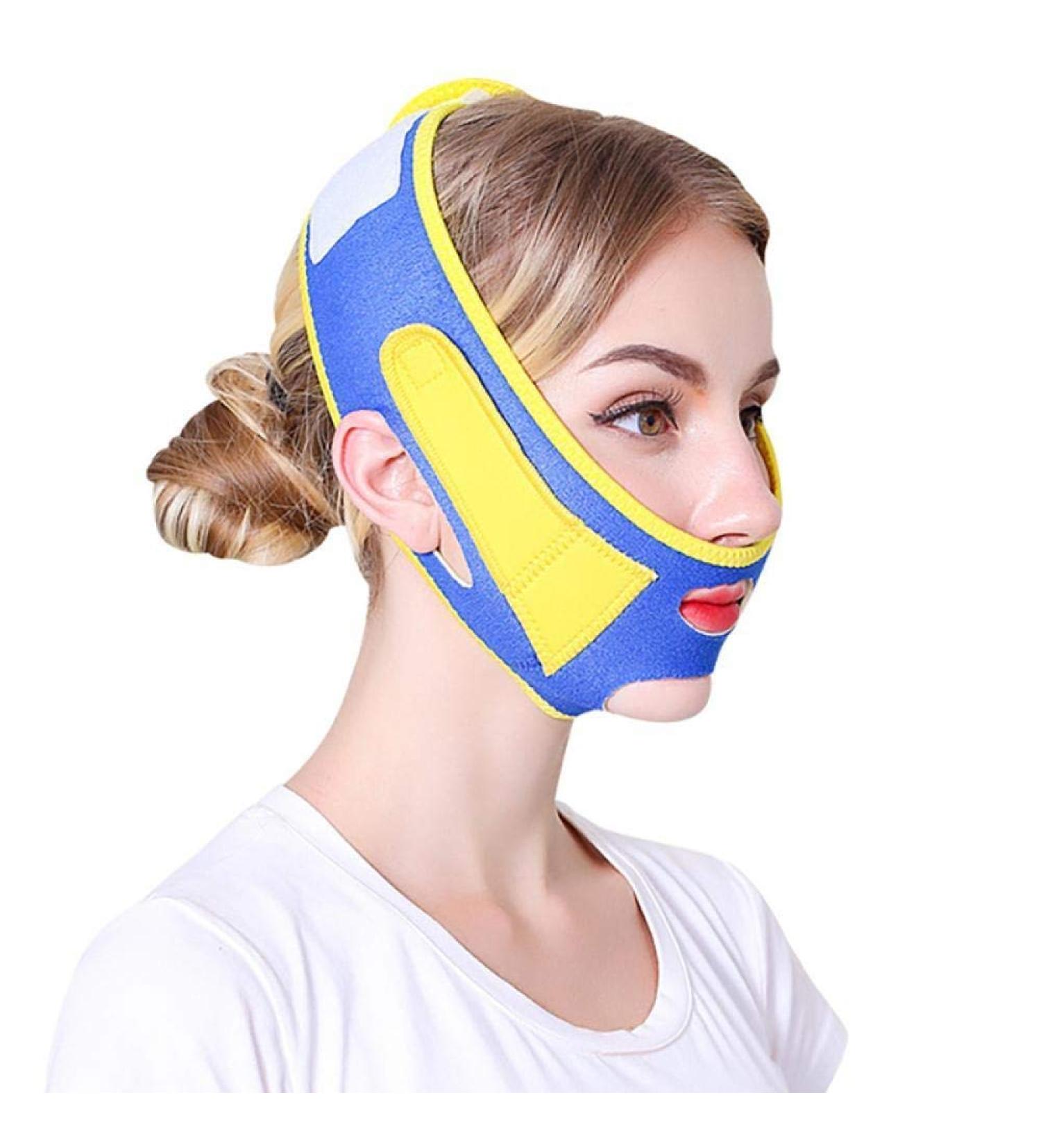 Facial Beauty Lifting Bandage - Double Chin Shaping & Carving for a Youthful Look | International Shipping - Buy Online on GoSupps.com
