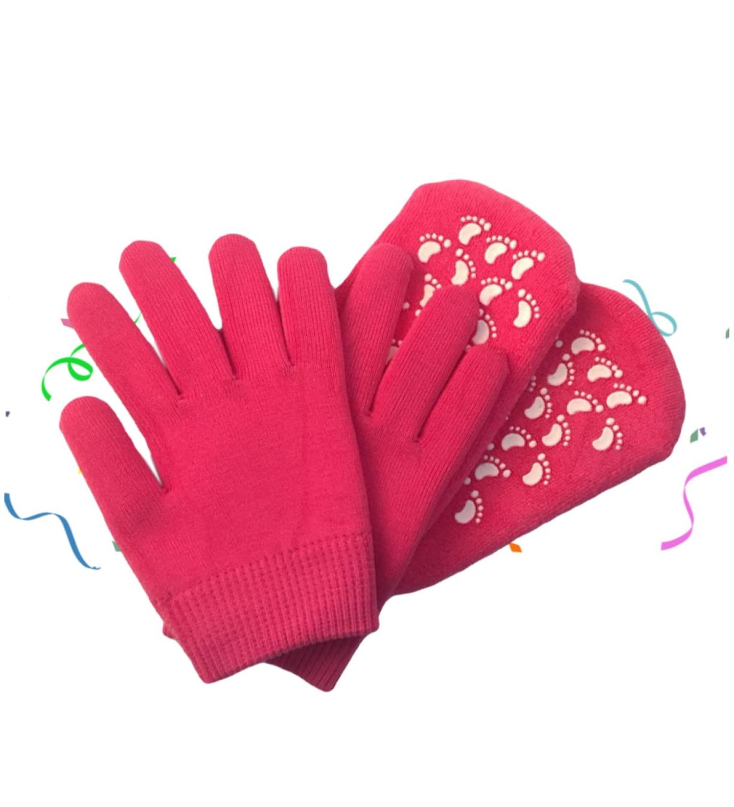 Spa Gel Gloves Silicone Heel Socks Moisturizing Gel Gloves Moisturizing Heel Socks Hydrating Gloves Dry Feet Silicone Socks Gel Socks Spa Socks Moisture Socks Care Toe Socks - Buy Online on GoSupps.com