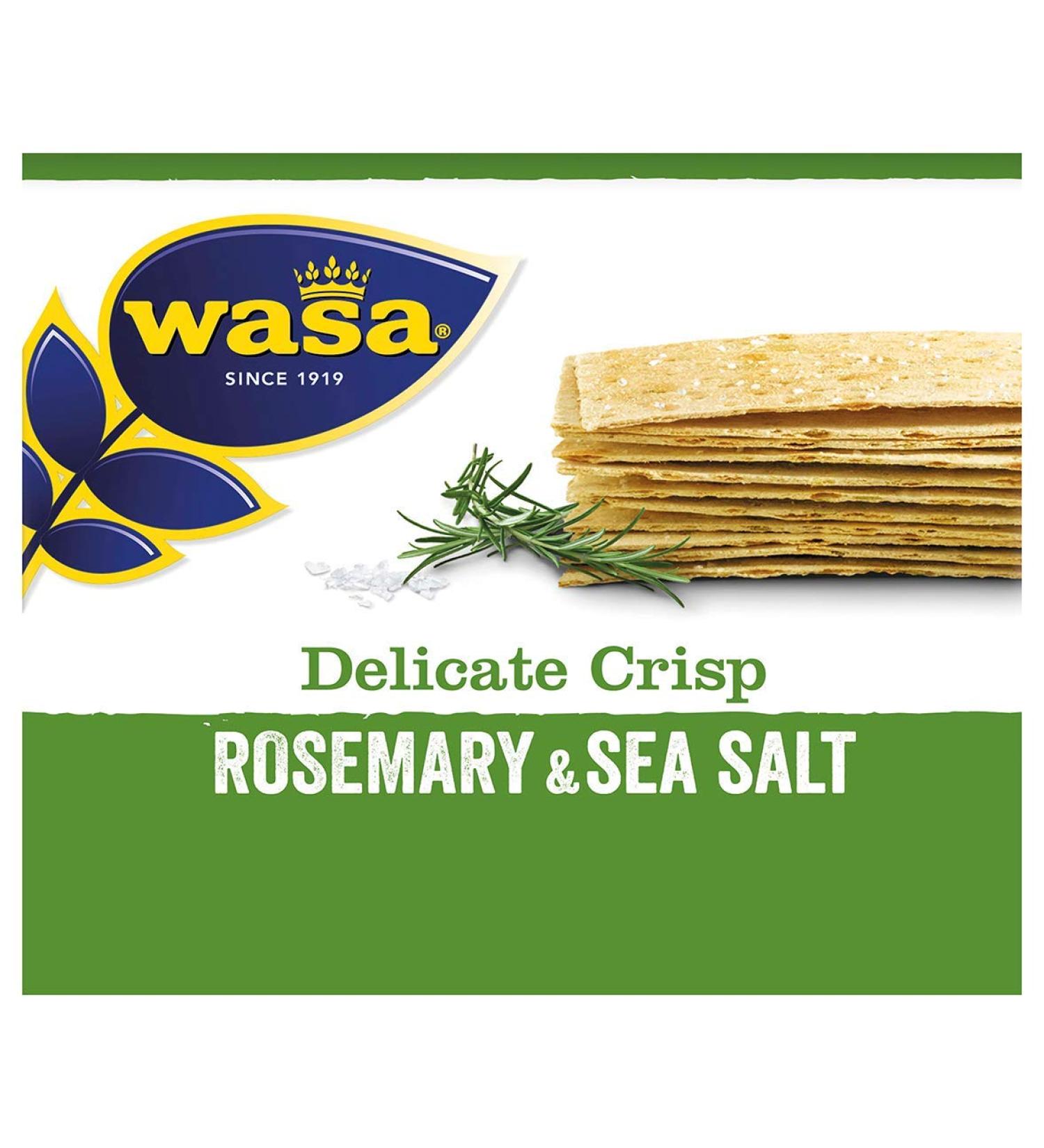 Wasa Crispbread Rosemary - Delicate 190g International Shipping | Buy Online - Buy Online on GoSupps.com