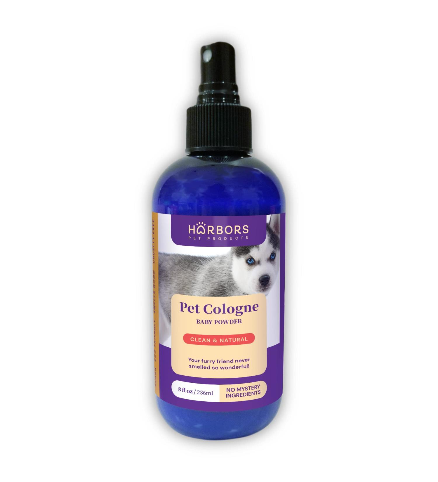 Harbor's Pet Cologne (Baby Powder) - Refreshing Scent for Your Pet - Buy Online on GoSupps.com