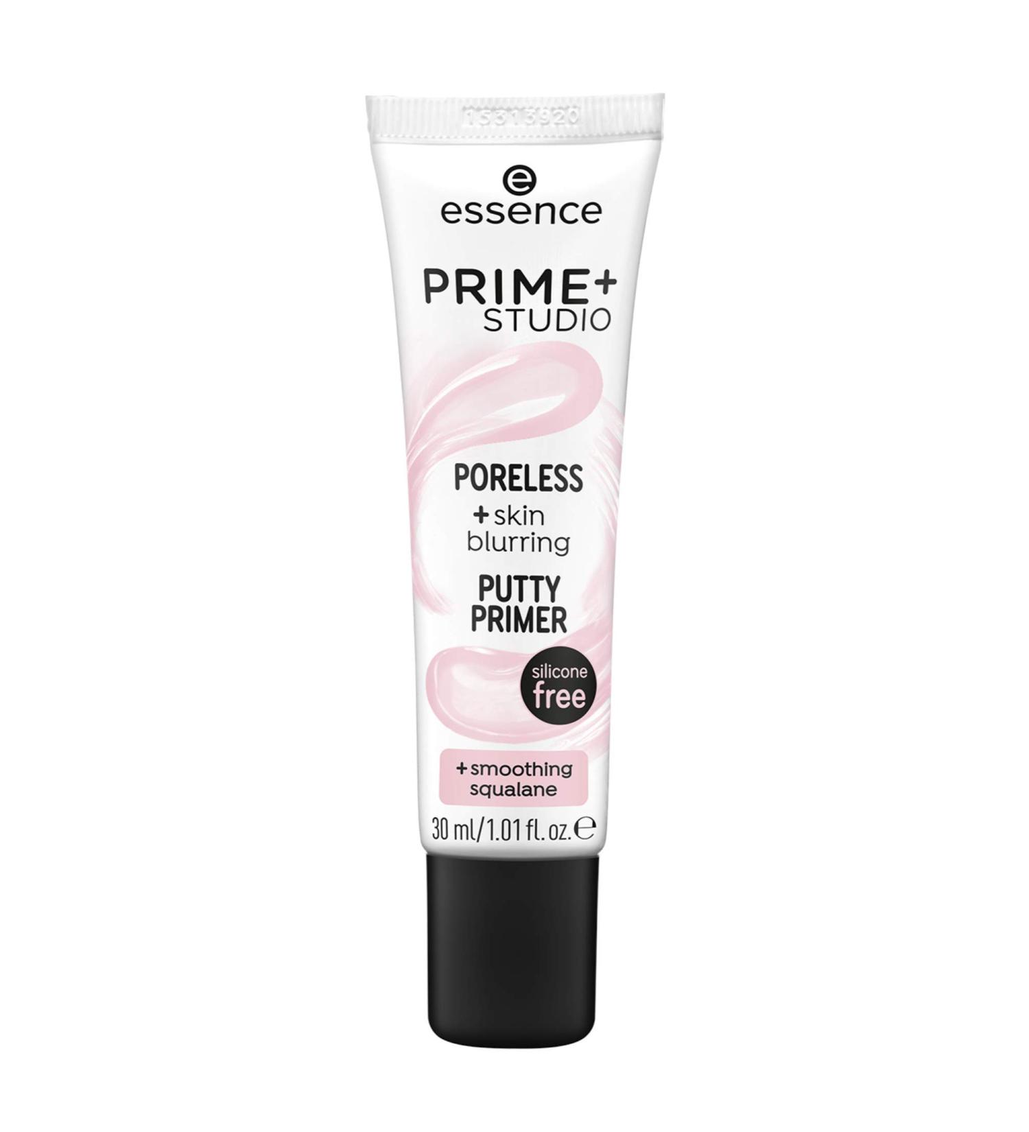 Essence Prime + Studio Poreless Skin Blurring Primer - Vegan Oil-Free Long-Lasting Smoothing Formula for Combination Skin - Buy Online on GoSupps.com
