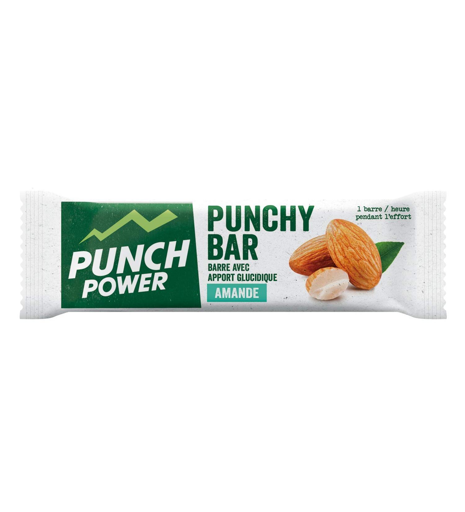 PUNCH POWER - Punchy Bar Almond - 30g - Sports energy bar - French brand