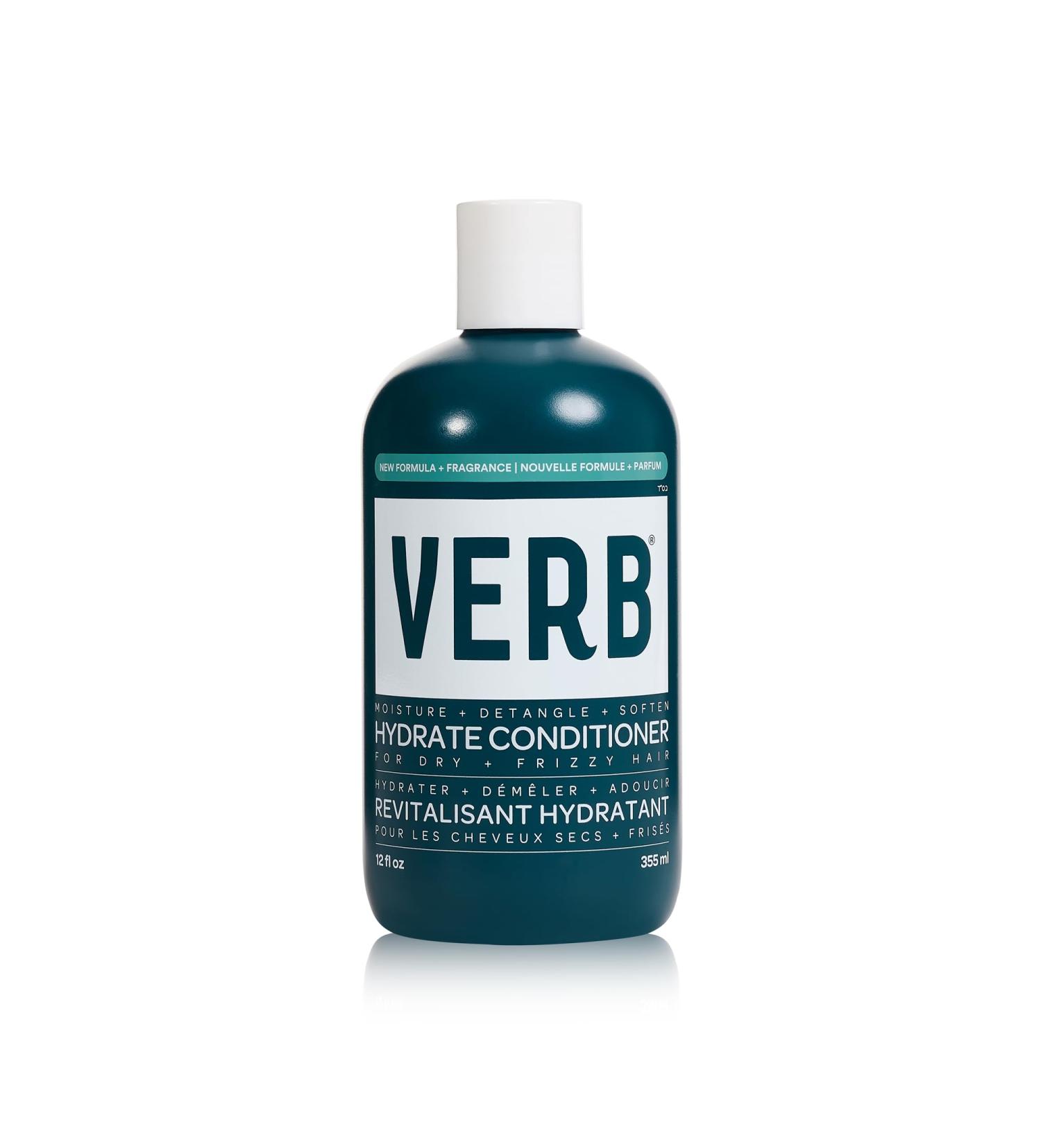 VERB Hydrate Conditioner - Detangles Dry Frizzy Hair | Adds Moisture & Reduces Frizz | Amber + Warm Jasmine 12 Fl Oz - International Shipping Available - Buy Online on GoSupps.com