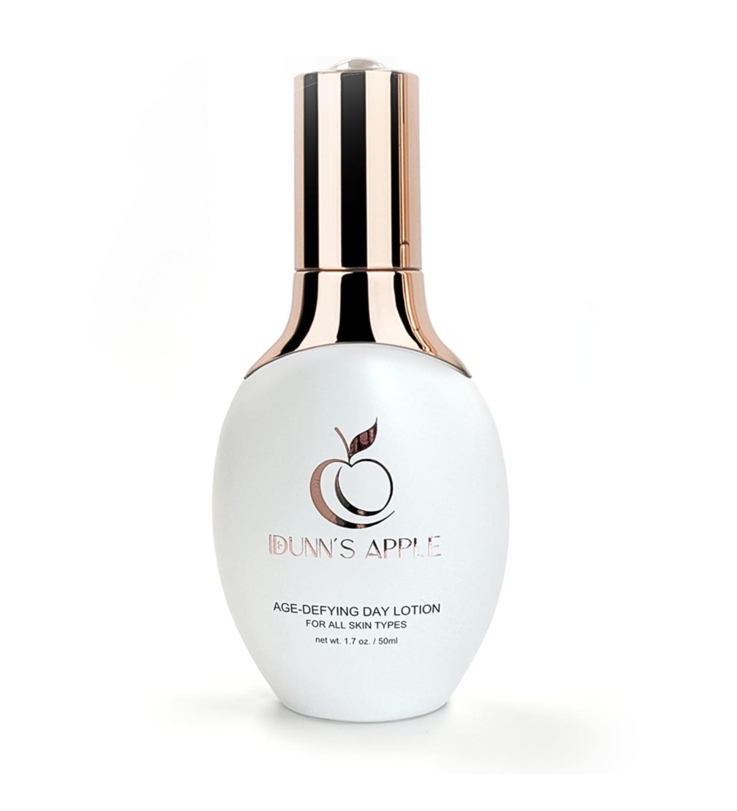Idunn's Apple Age-Defying Lotion 1st Ever AKG Anti-Aging Facial Skincare Alpha Ketoglutarate Hyaluronic Acid Antioxidants Boost Collagen Reduce Wrinkles Deep Hydration Premium 1.7oz Pump 1.7 Fl Oz (Pack of 1) - Buy Online on GoSupps.com
