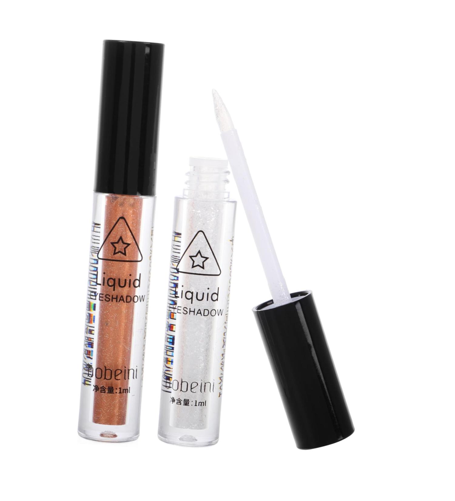 Beatifufu 2pcs Eye Shadow Pencil Waterproof Eyeliner Pencil Makeup Eyeshadow Metallic Eyeshadow Liquid Silver - Buy Online on GoSupps.com