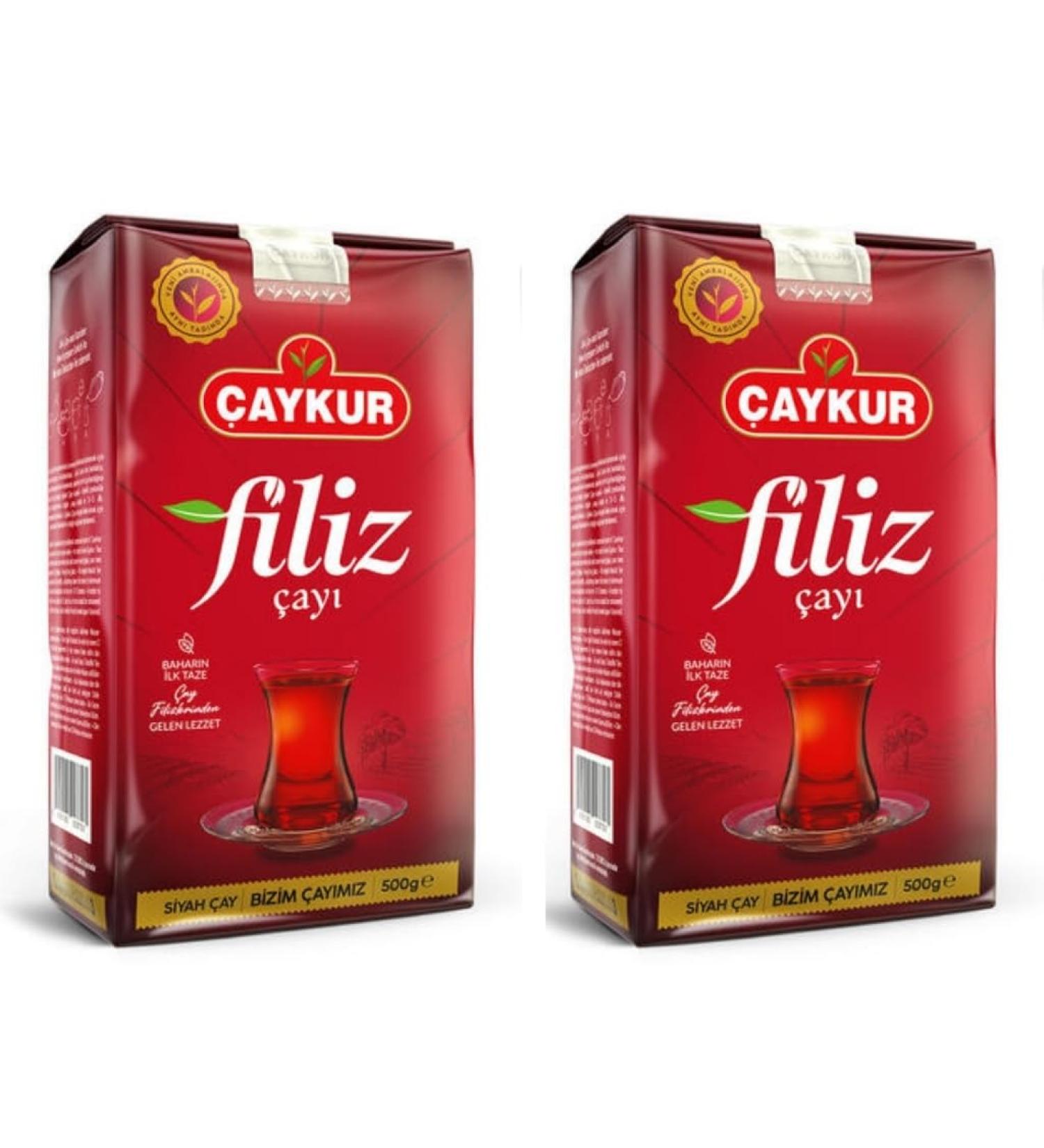 Caykur Lot de 2 sachets de th Turc sp cial (th filische) 500 g - Buy Online on GoSupps.com
