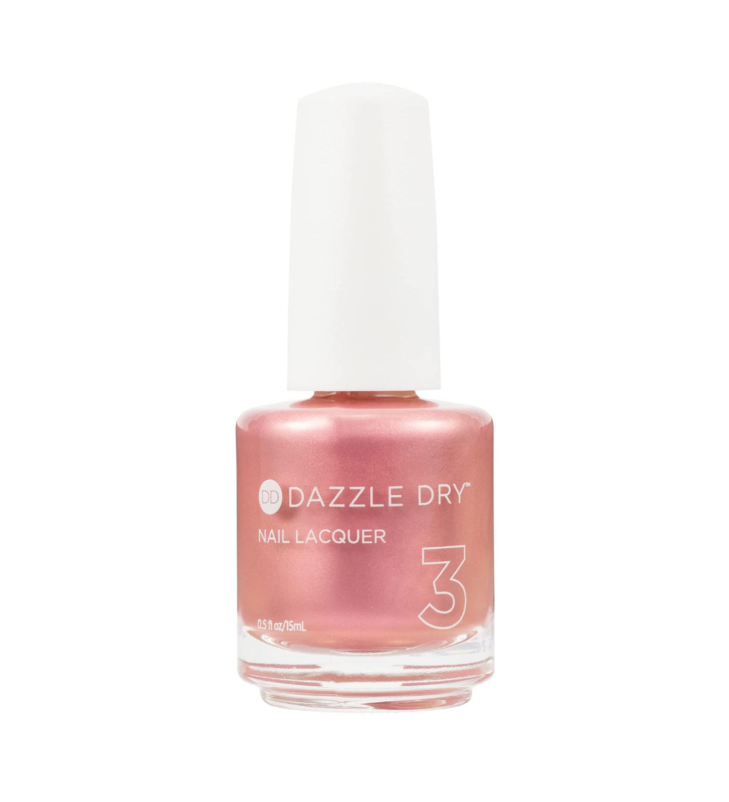 Dazzle Dry Rose Princess Nail Lacquer (Step 3) - Light Dusty Rose Shimmer - 0.5 fl oz - Buy Online on GoSupps.com