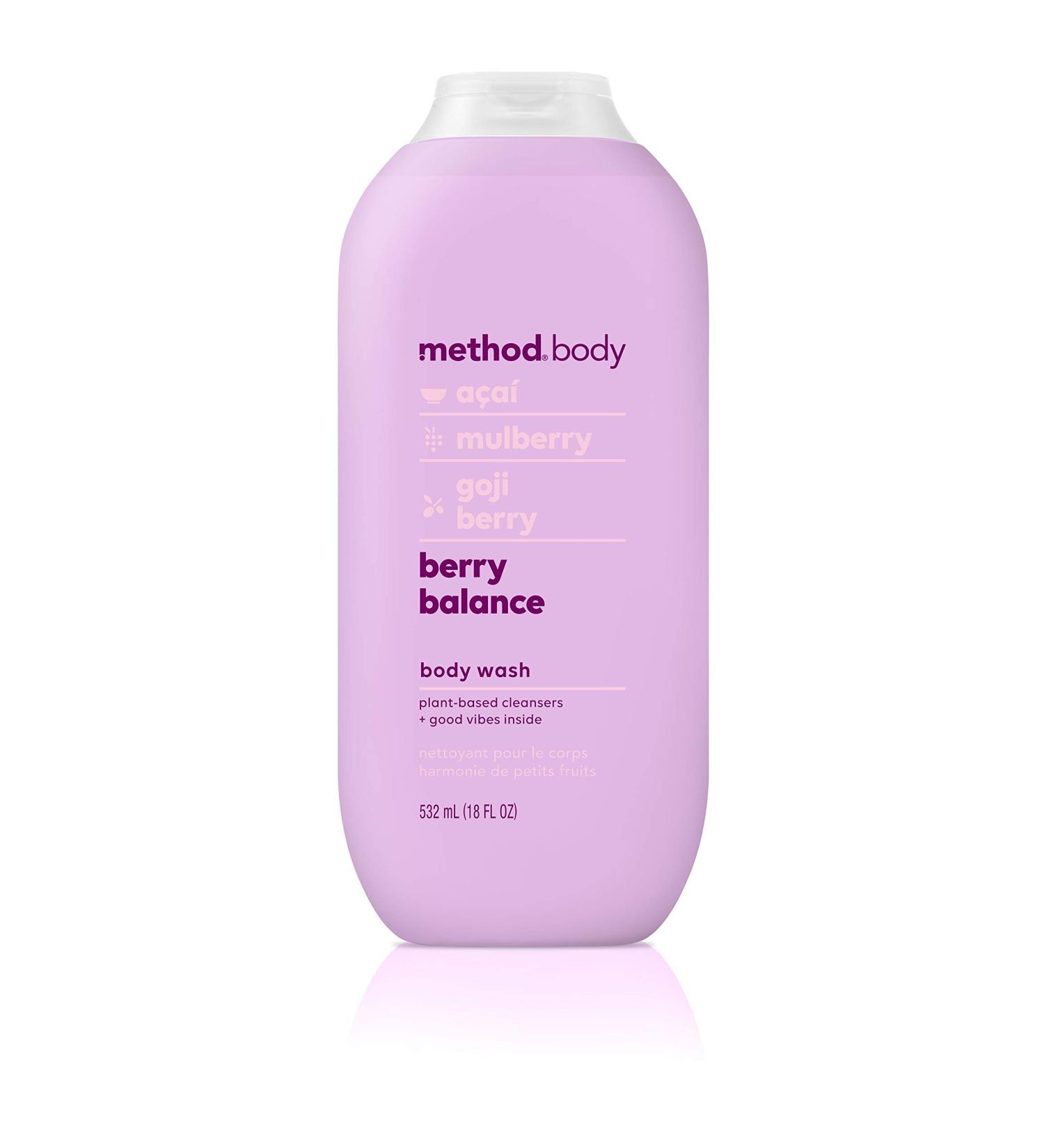 Method Berry Balance Body Wash - Paraben and Phthalate Free - 18 oz (Pack of 1) - Buy Online on GoSupps.com