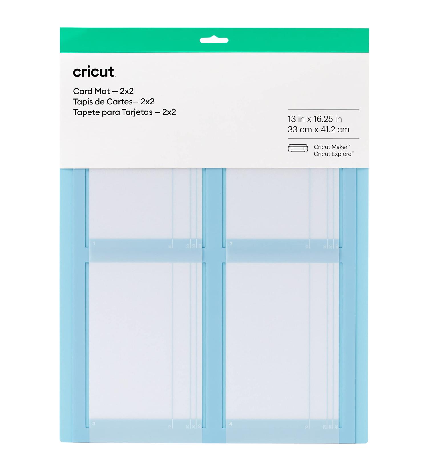 Cricut Card Mat 2x2 | Reusable Craft Mat for Bulk Card Making | Non-Slip, Create 4 Cards Simultaneously | Compatible with Cricut Maker & Explore Machines - Buy Online on GoSupps.com