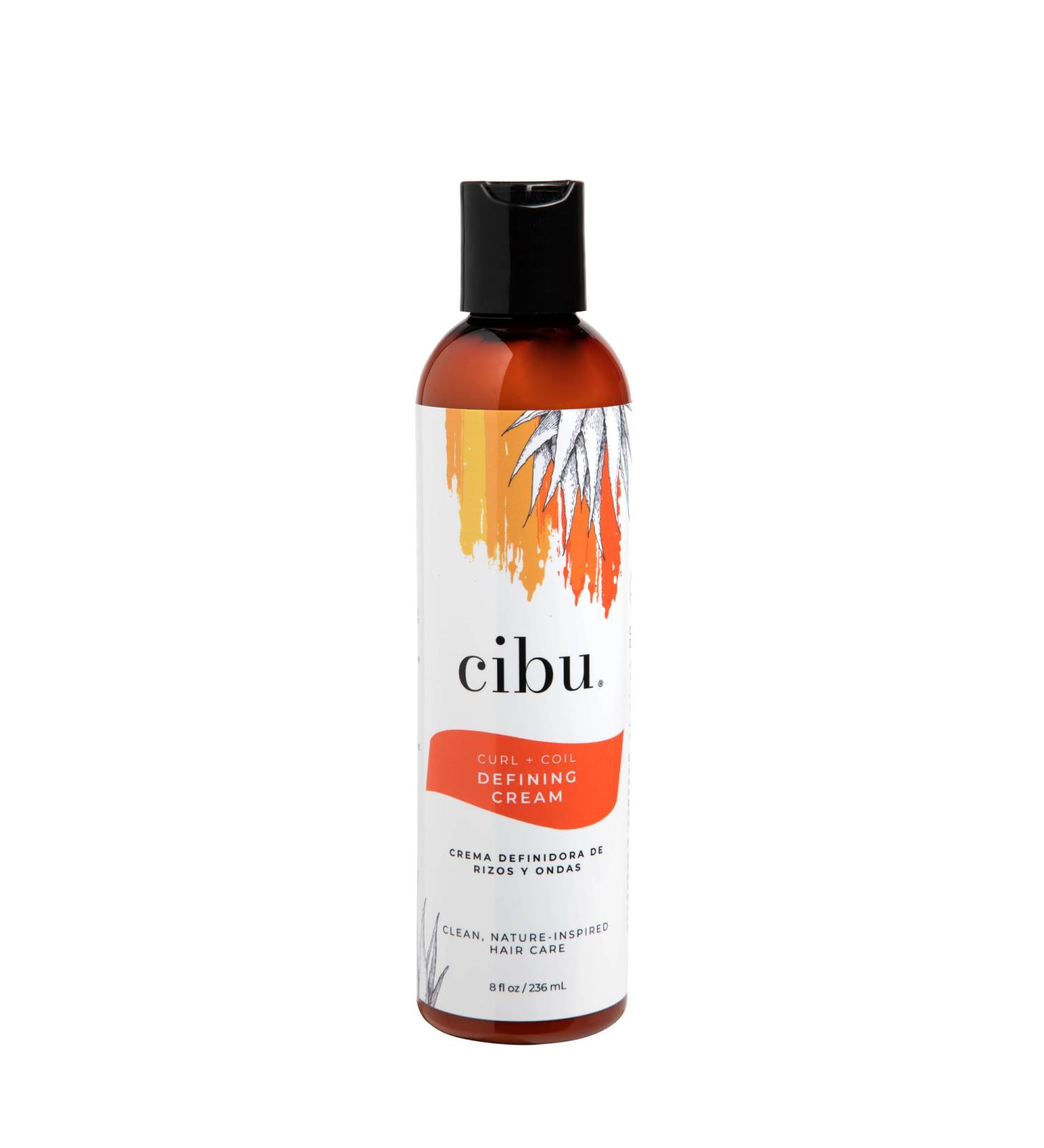 CIBU Curl + Coil Defining Cream - Long-Lasting Hold for Wavy Coily Curly Hair | 8oz | Best for African American Hair | International Shipping - Buy Online on GoSupps.com