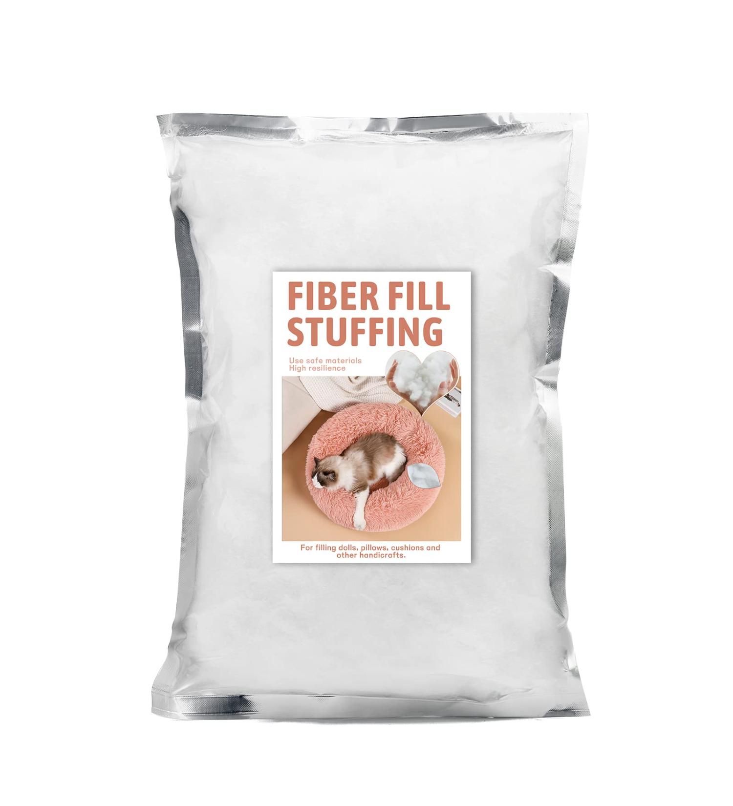 200g High Resilience Polyester Fiber Fill Stuffing for Crafts and Small Animals - 7.06oz Pillow Filling Fiberfill for DIY Dolls - Buy Online on GoSupps.com