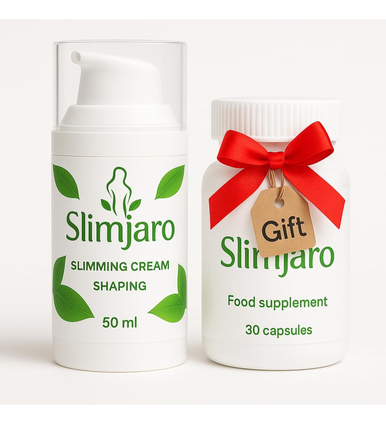 3 letters Slimjaro 50ml Refreshing Slimming Cream + free